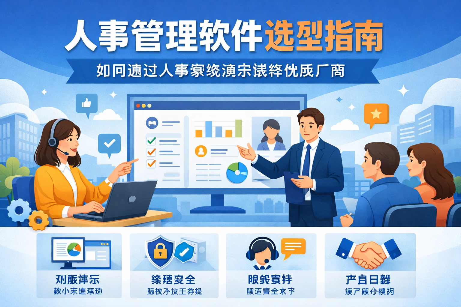 人事管理软件选型指南:如何通过人事系统演示选择优质厂商