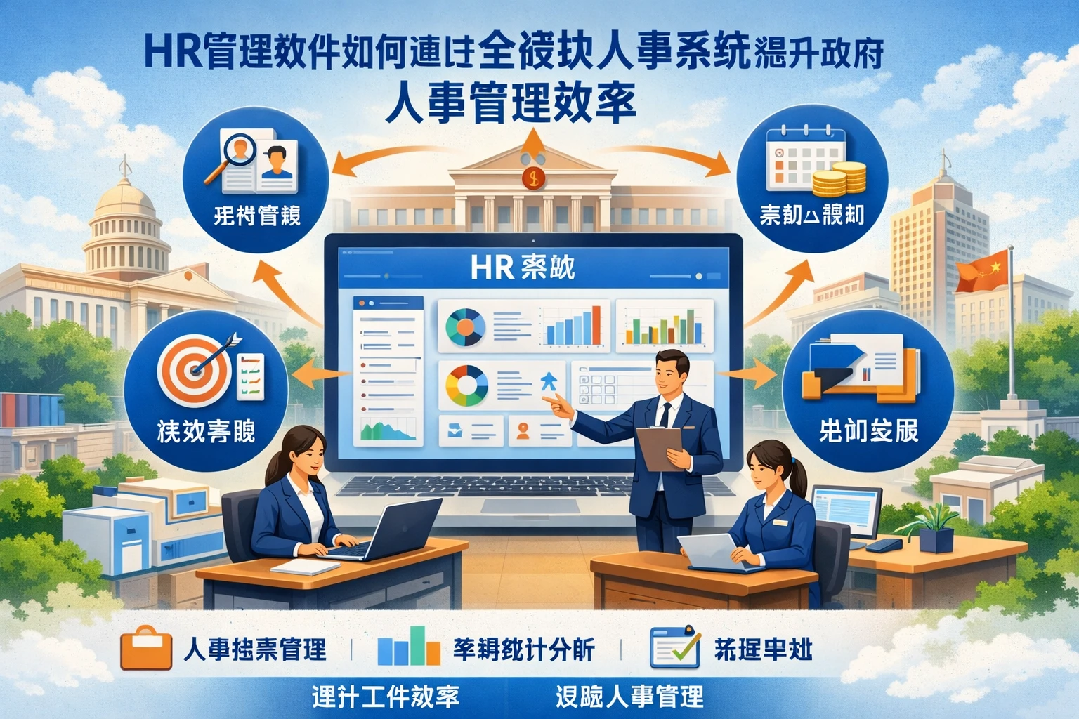 HR管理软件如何通过全模块人事系统提升政府人事管理效率