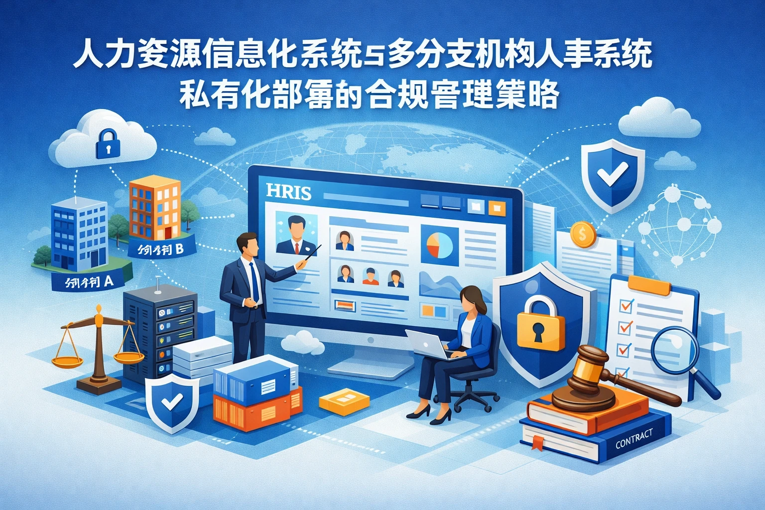 人力资源信息化系统与多分支机构人事系统私有化部署的合规管理策略