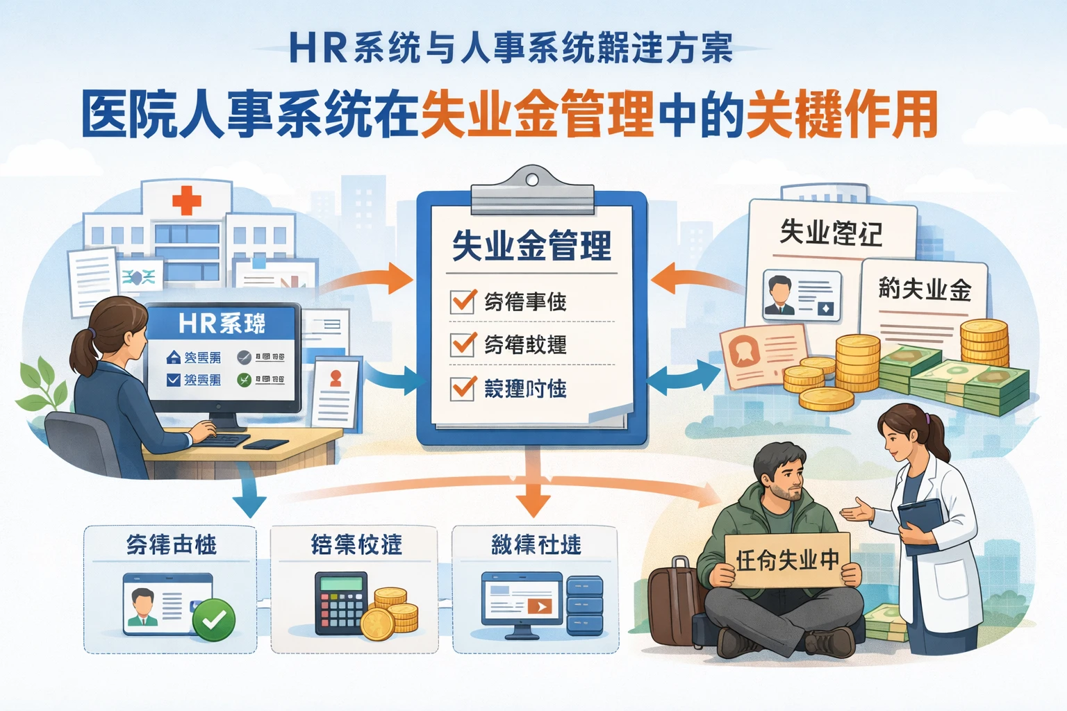 HR系统与人事系统解决方案：医院人事系统在失业金管理中的关键作用