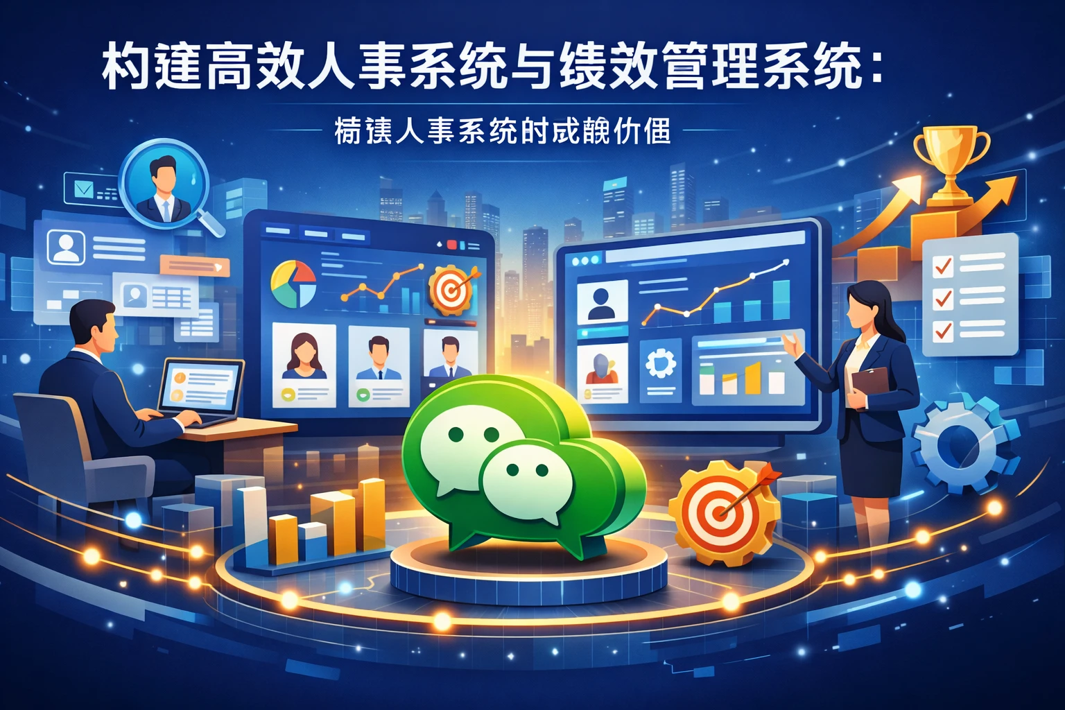 构建高效人事系统与绩效管理系统：微信人事系统的战略价值
