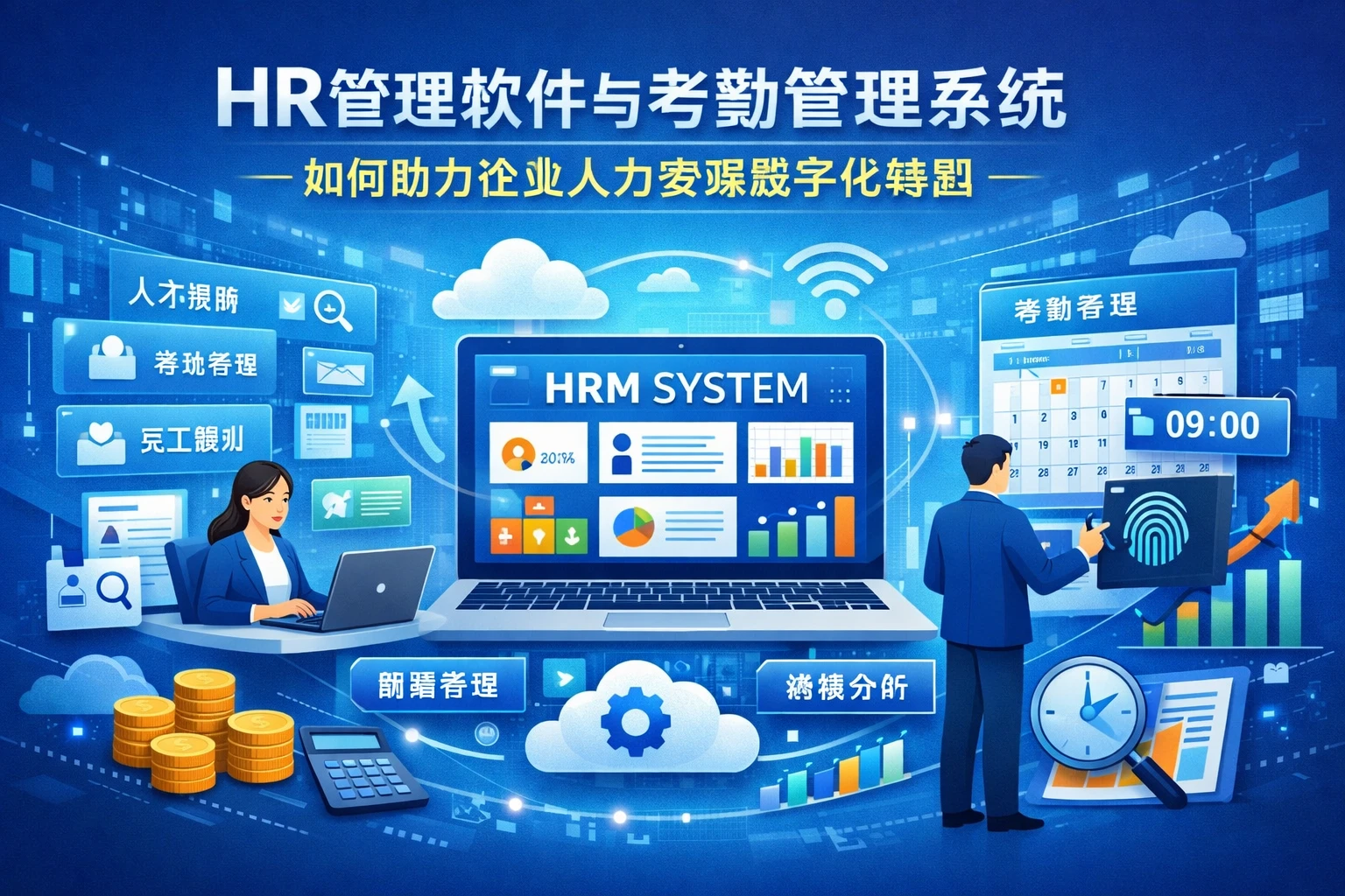 HR管理软件与考勤管理系统如何助力企业人力资源数字化转型