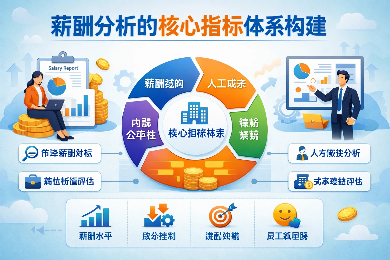 薪酬分析的核心指标体系构建