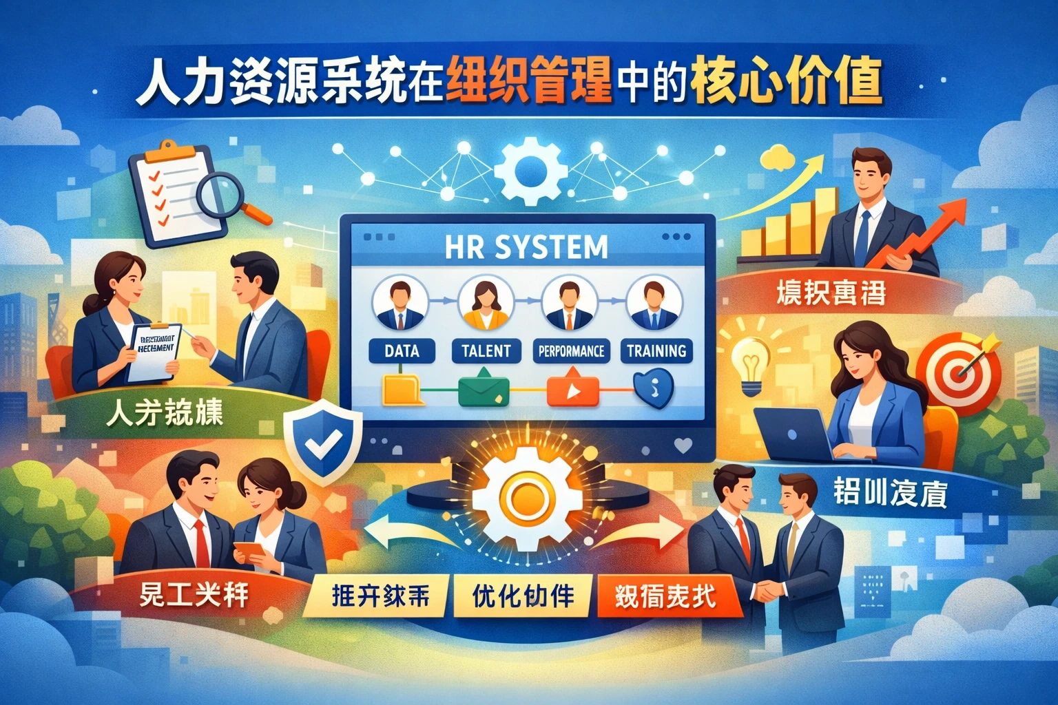 人力资源系统在组织管理中的核心价值