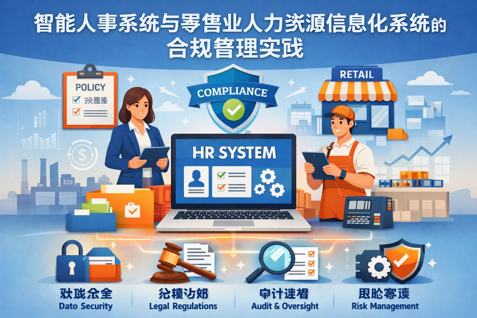 智能人事系统与零售业人力资源信息化系统的合规管理实践