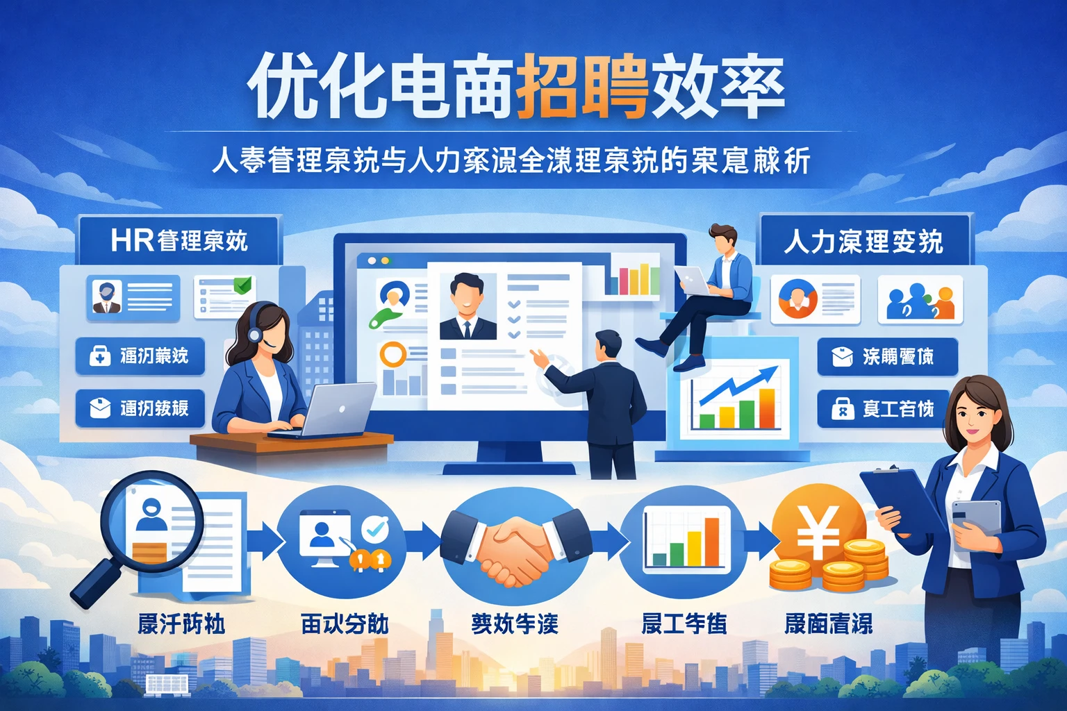 优化电商招聘效率：人事管理系统与人力资源全流程系统的深度解析