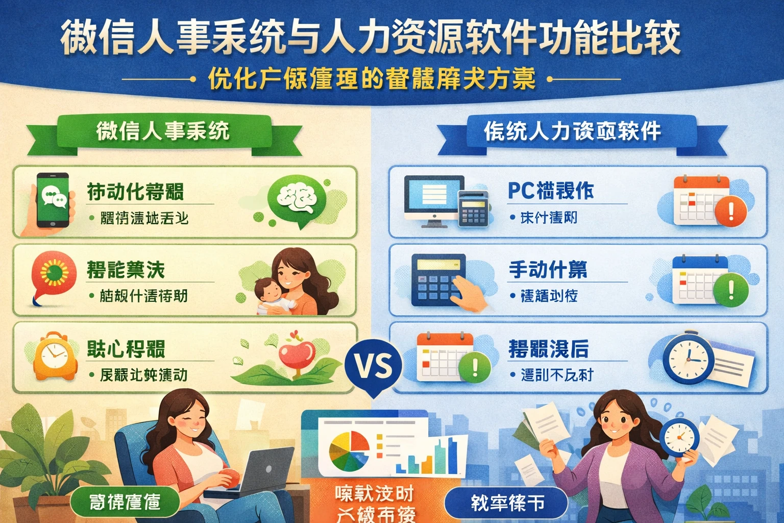 微信人事系统与人力资源软件功能比较：优化产假管理的智能解决方案