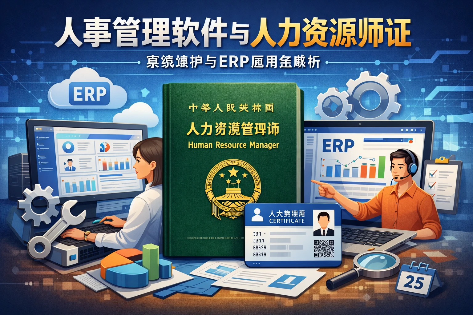人事管理软件与人力资源师证：系统维护与ERP应用全解析