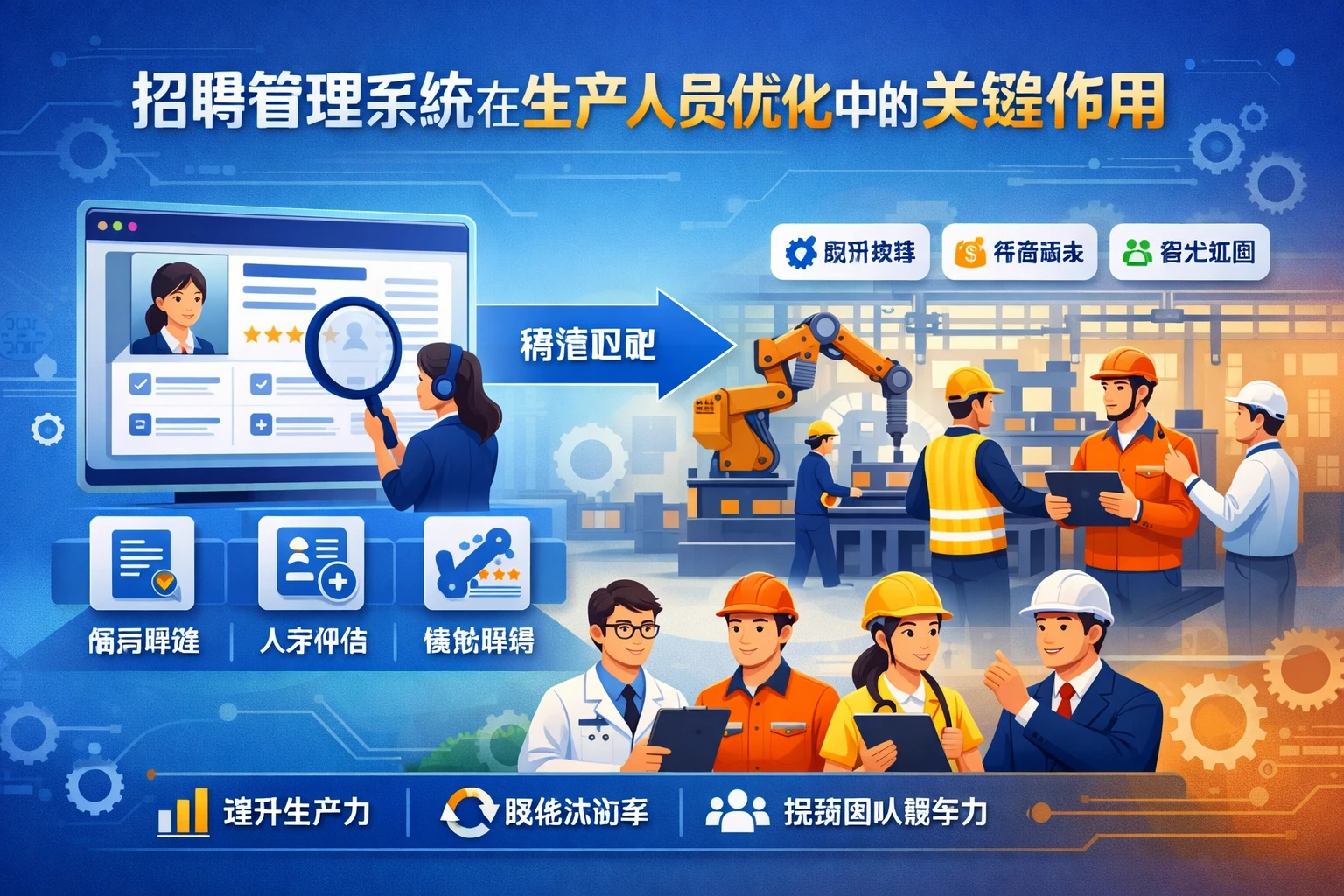 招聘管理系统在生产人员优化中的关键作用