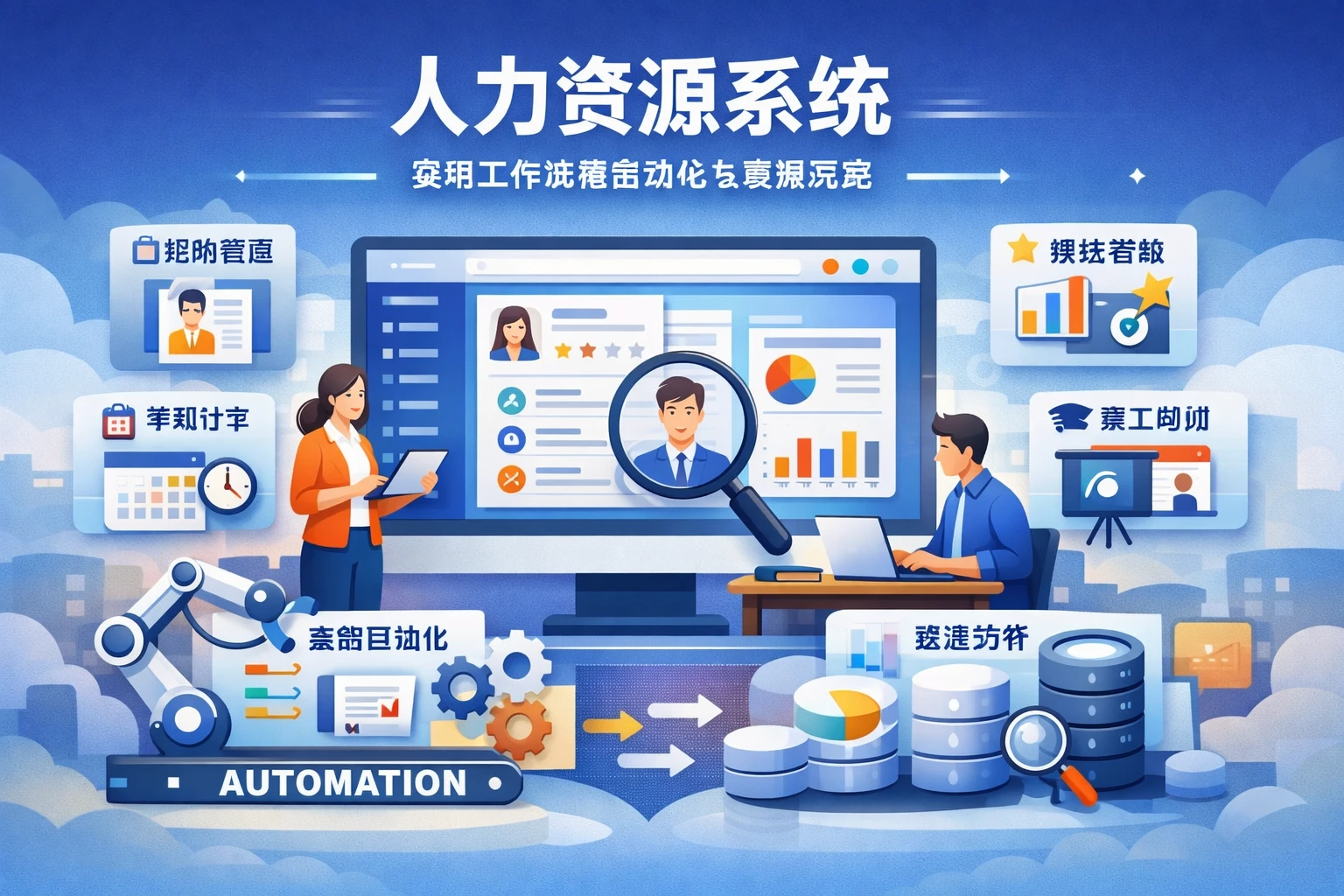 人力资源系统：实现工作流程自动化与数据沉淀