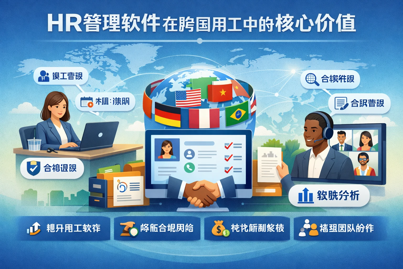 HR管理软件在跨国用工中的核心价值