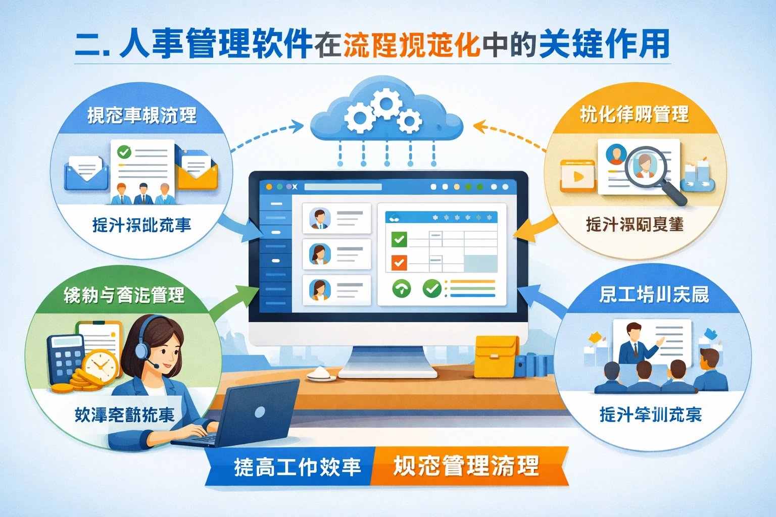 二、人事管理软件在流程规范化中的关键作用