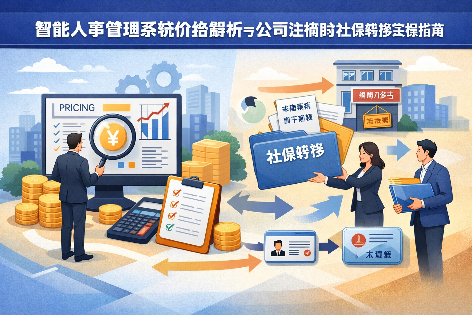 智能人事管理系统价格解析与公司注销时社保转移实操指南