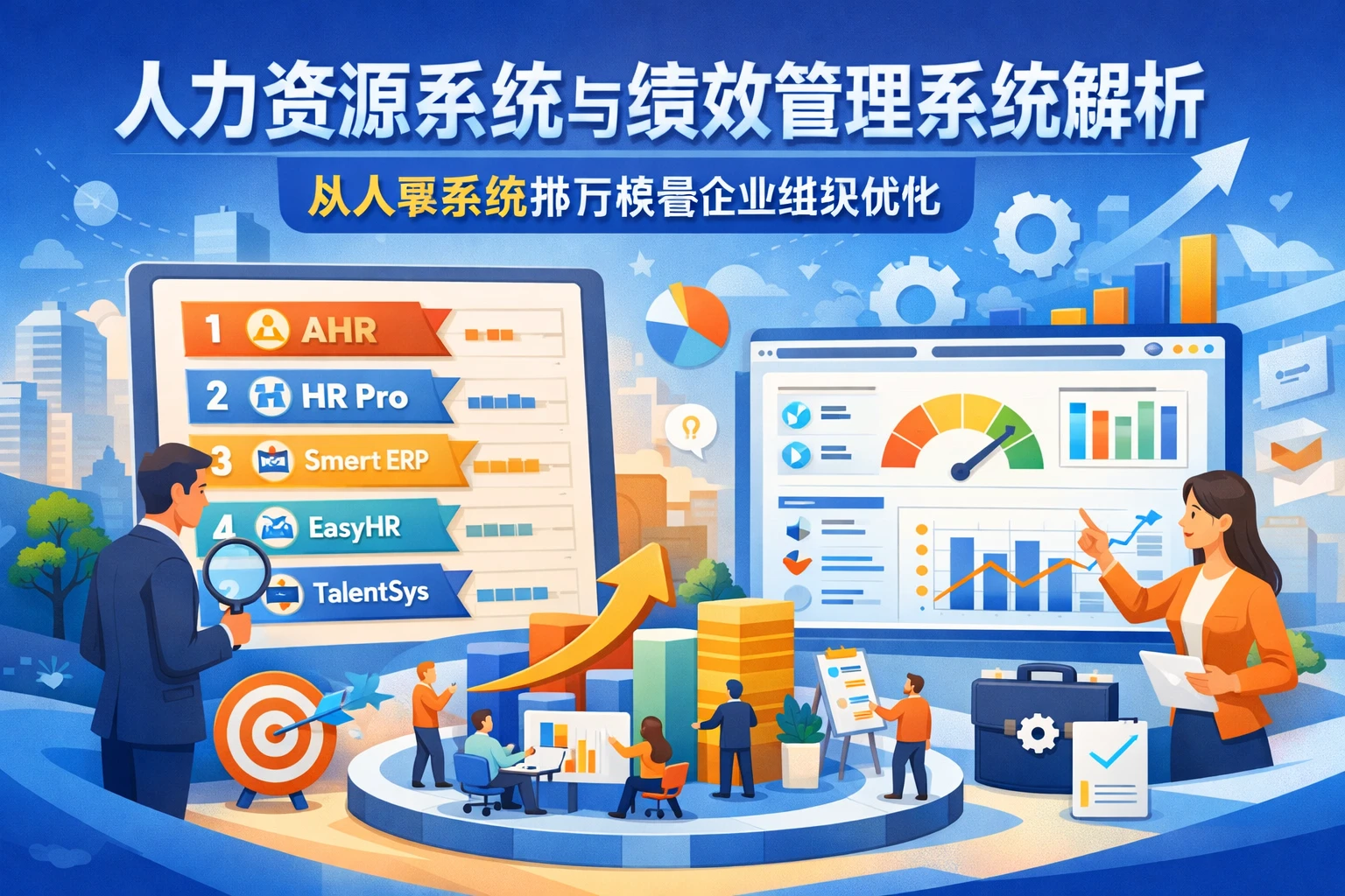 人力资源系统与绩效管理系统解析：从人事系统排行榜看企业组织优化