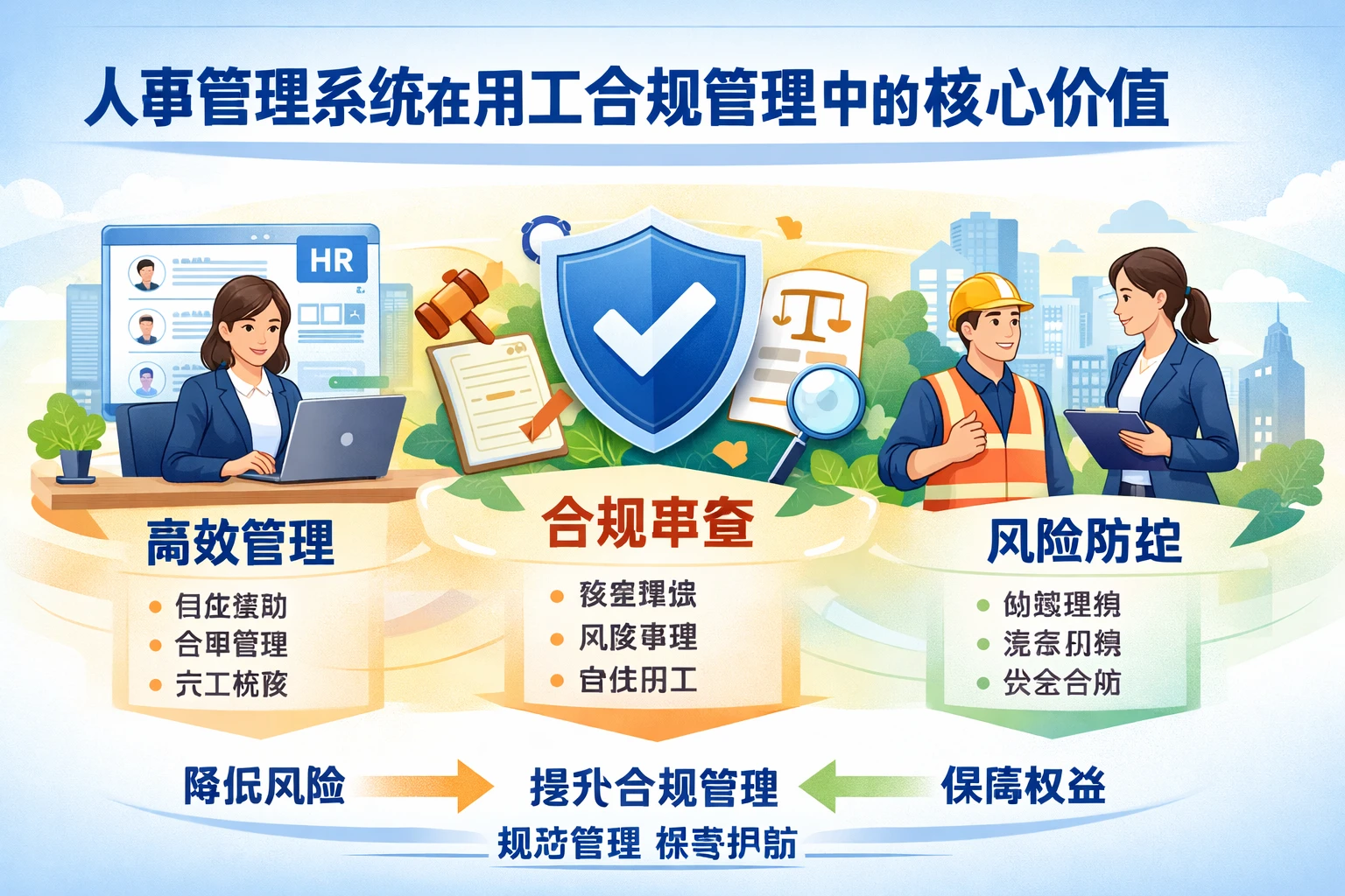 人事管理系统在用工合规管理中的核心价值