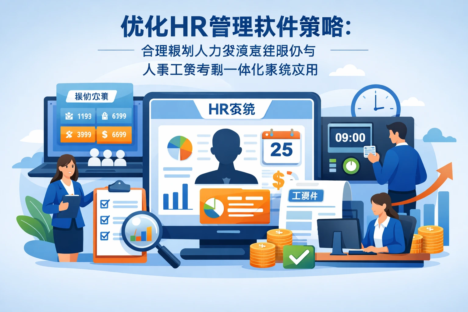 优化HR管理软件策略:合理规划人力资源系统报价与人事工资考勤一体化系统应用