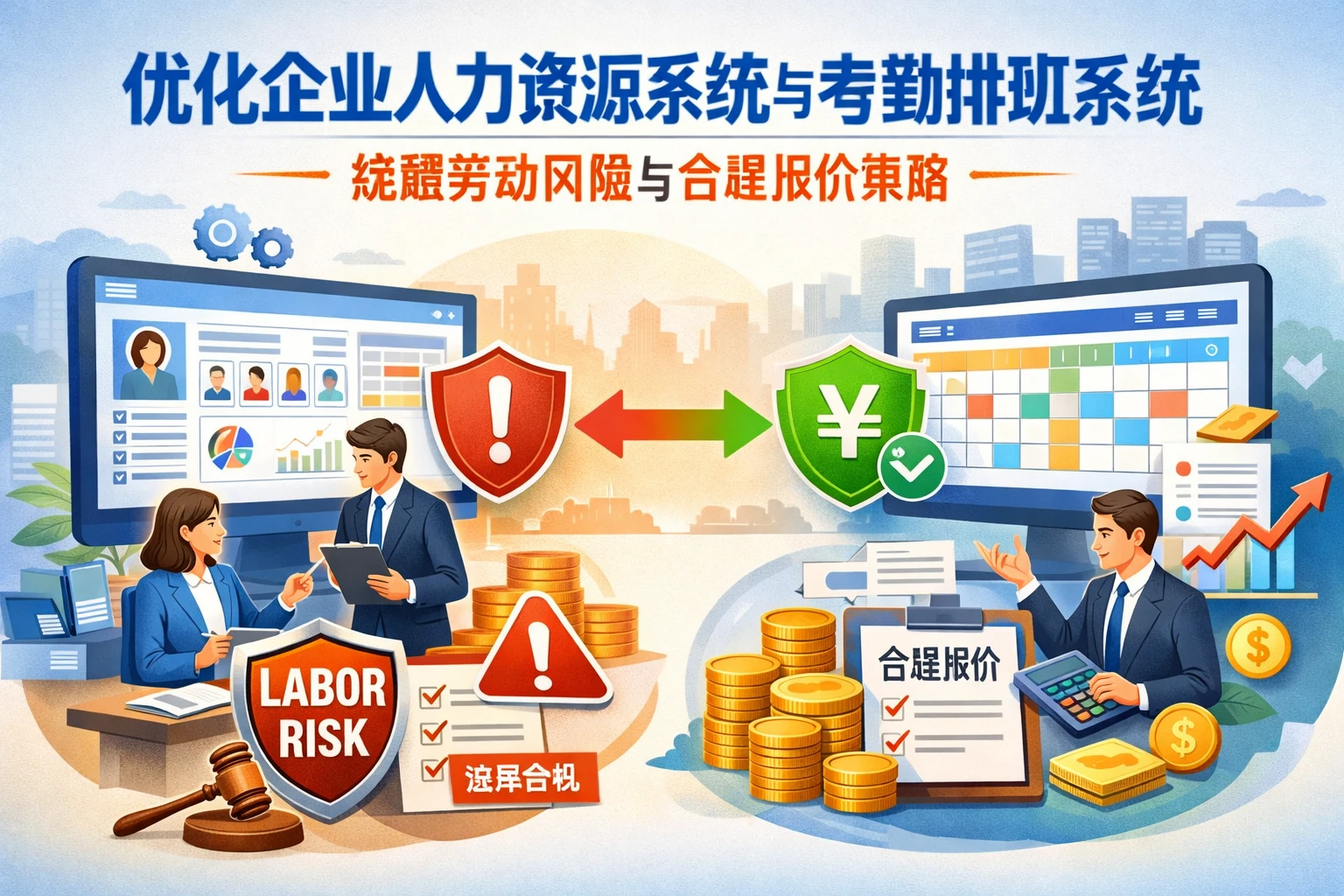 优化企业人力资源系统与考勤排班系统：规避劳动风险与合理报价策略