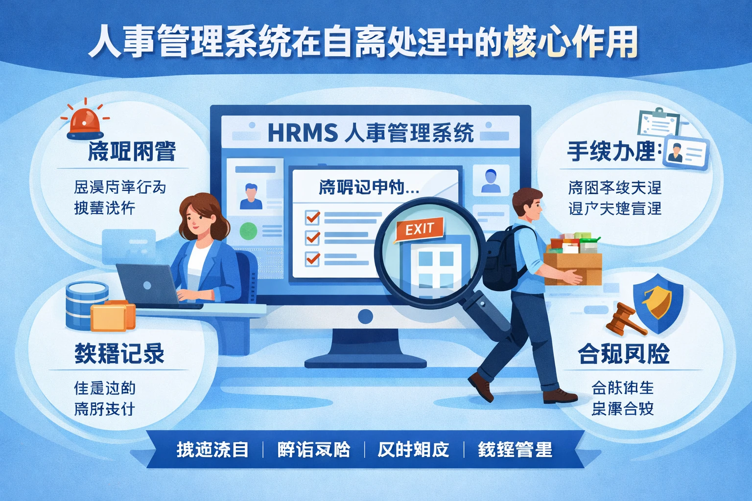 人事管理系统在自离处理中的核心作用