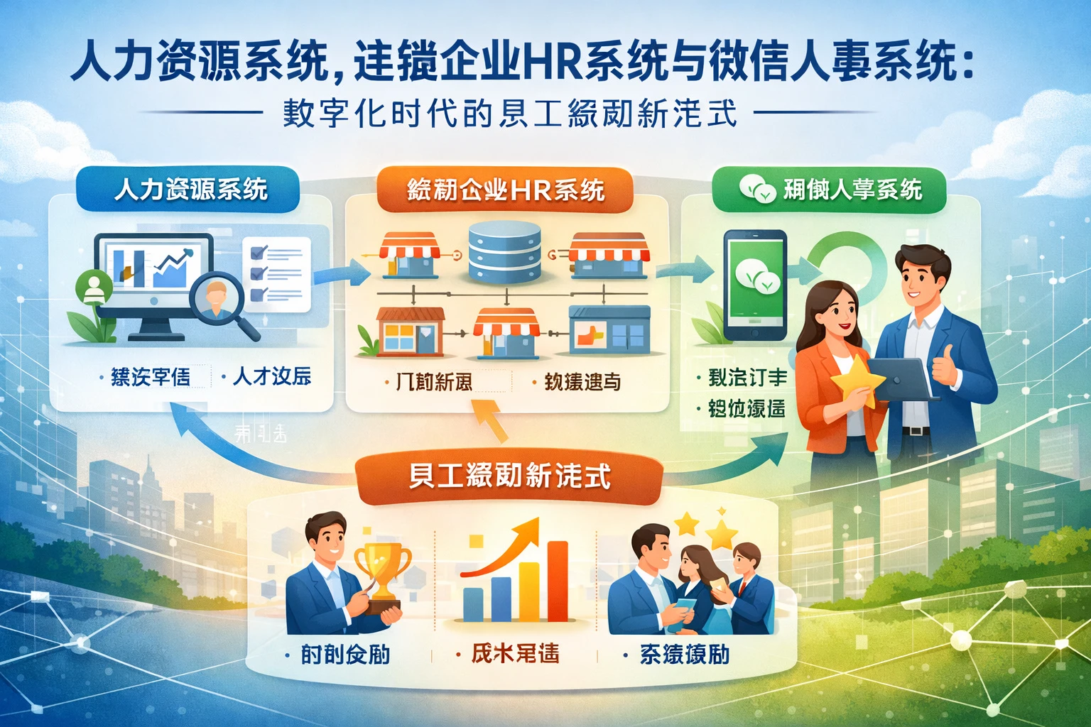 人力资源系统、连锁企业HR系统与微信人事系统：数字化时代的员工激励新范式