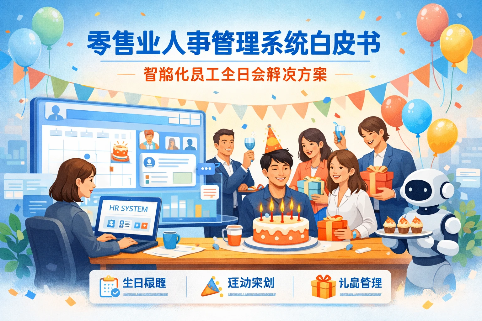 零售业人事管理系统白皮书：智能化员工生日会解决方案