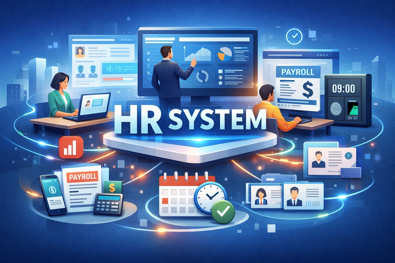 现代化HR系统与人事工资考勤一体化解决方案