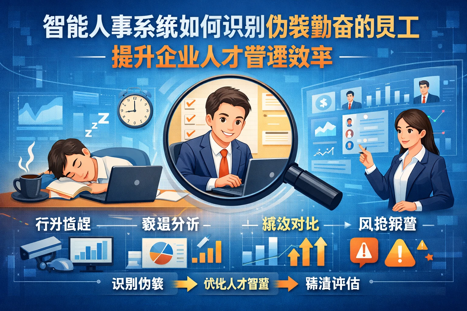 智能人事系统如何识别伪装勤奋的员工,提升企业人才管理效率