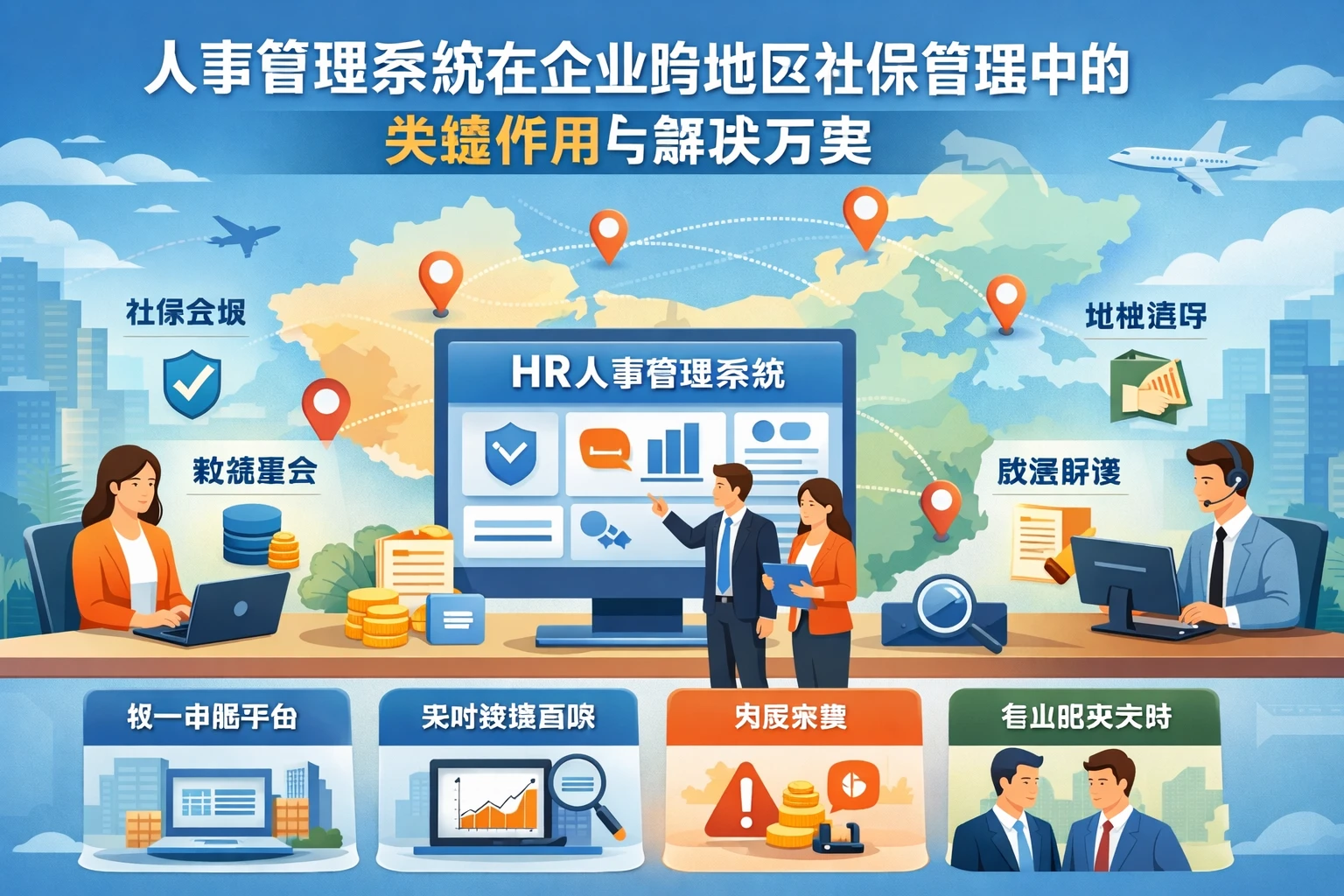人事管理系统在企业跨地区社保管理中的关键作用与解决方案
