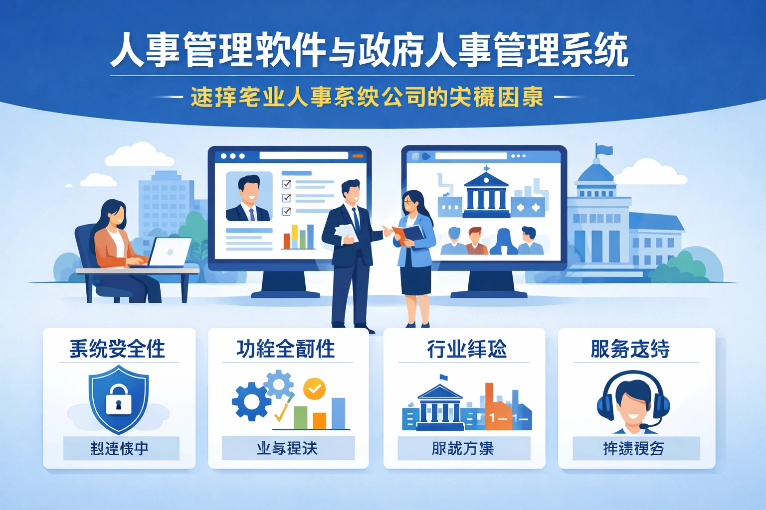 人事管理软件与政府人事管理系统：选择专业人事系统公司的关键因素