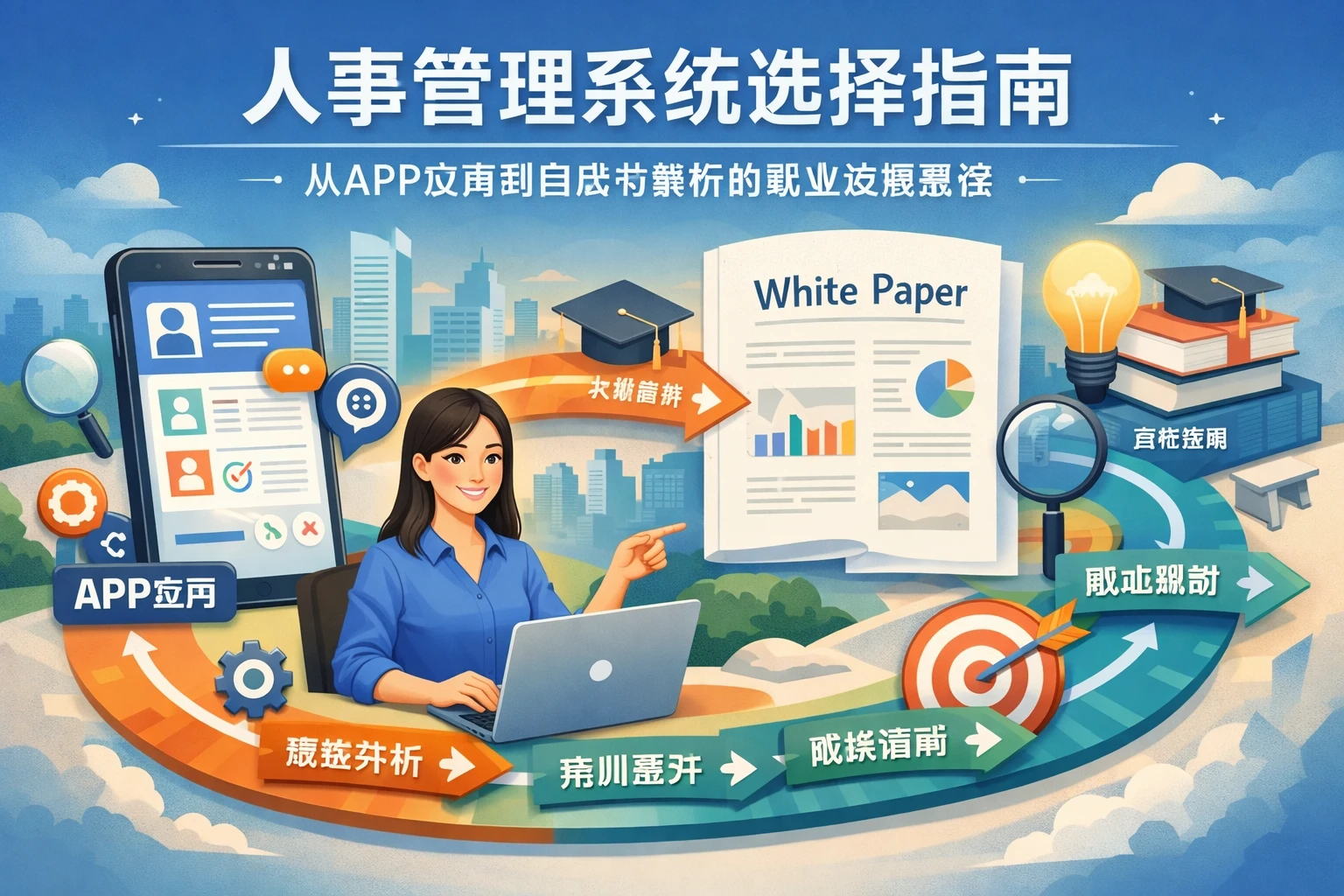 人事管理系统选择指南：从APP应用到白皮书解析的职业发展路径