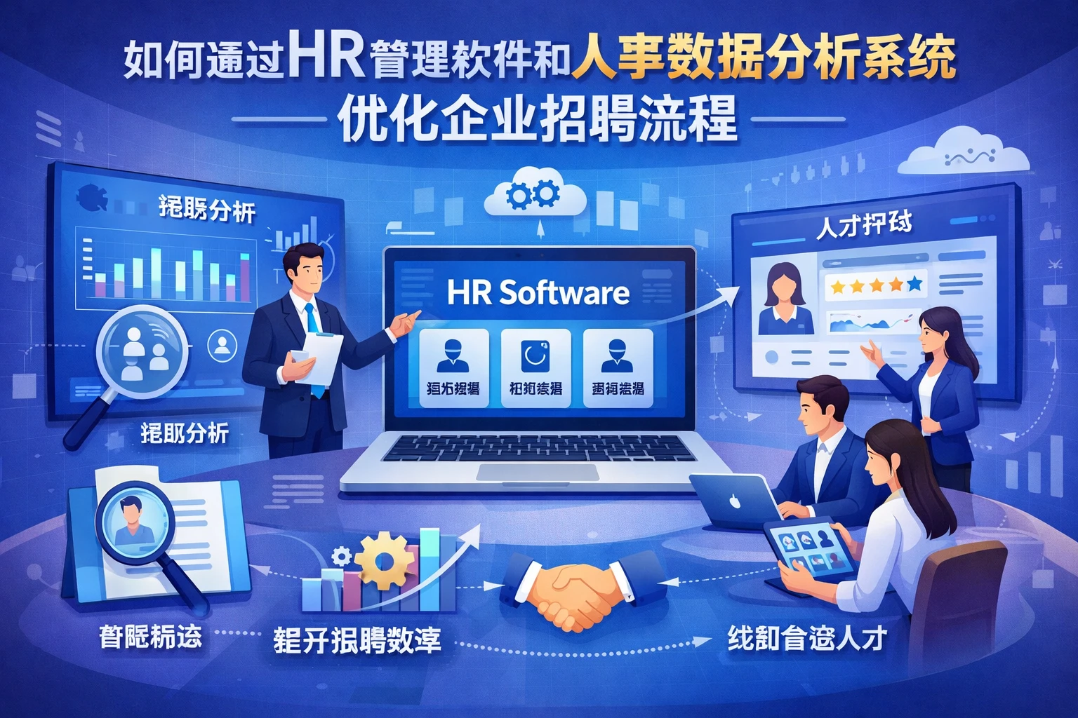 如何通过HR管理软件和人事数据分析系统优化企业招聘流程