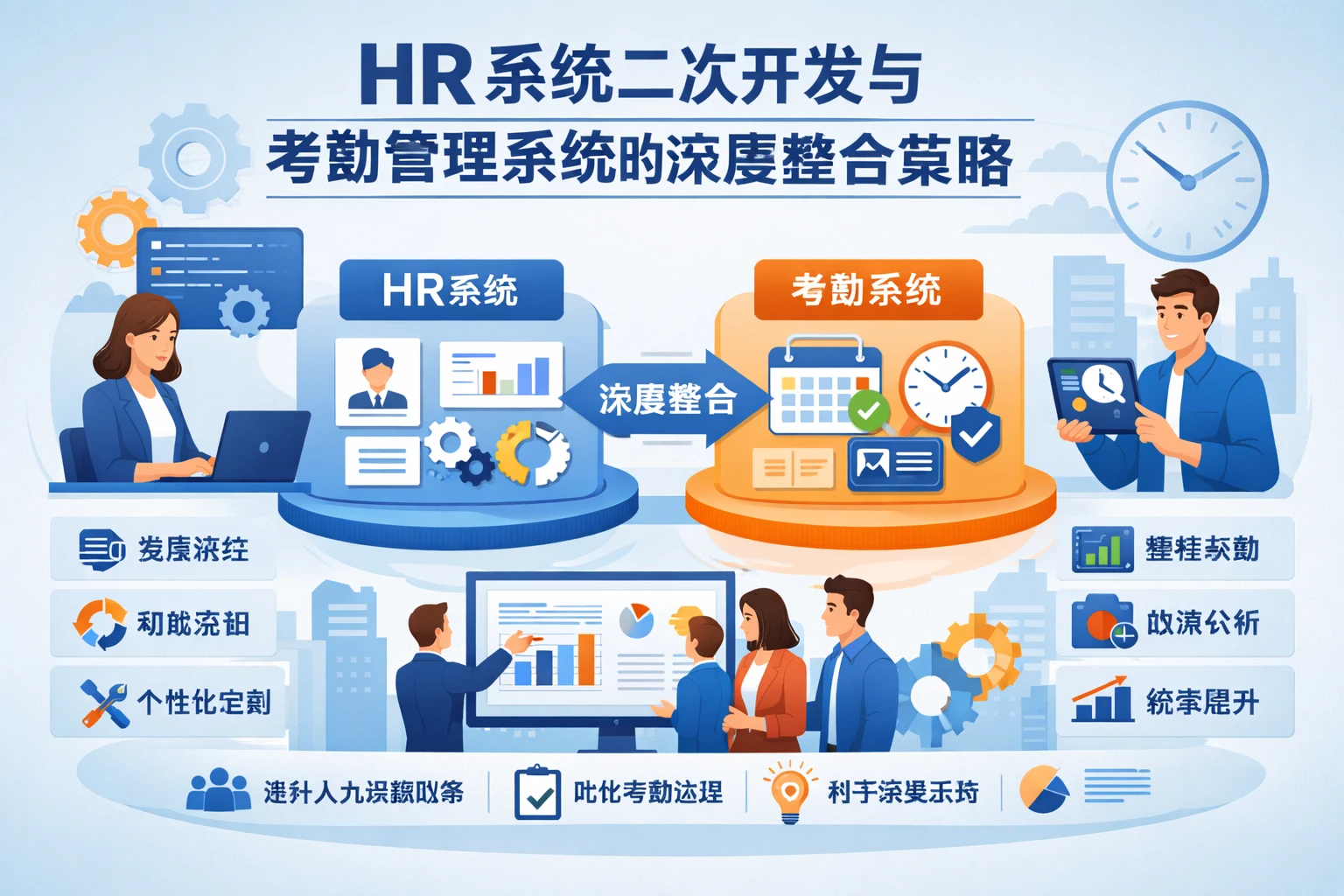 HR系统二次开发与考勤管理系统的深度整合策略