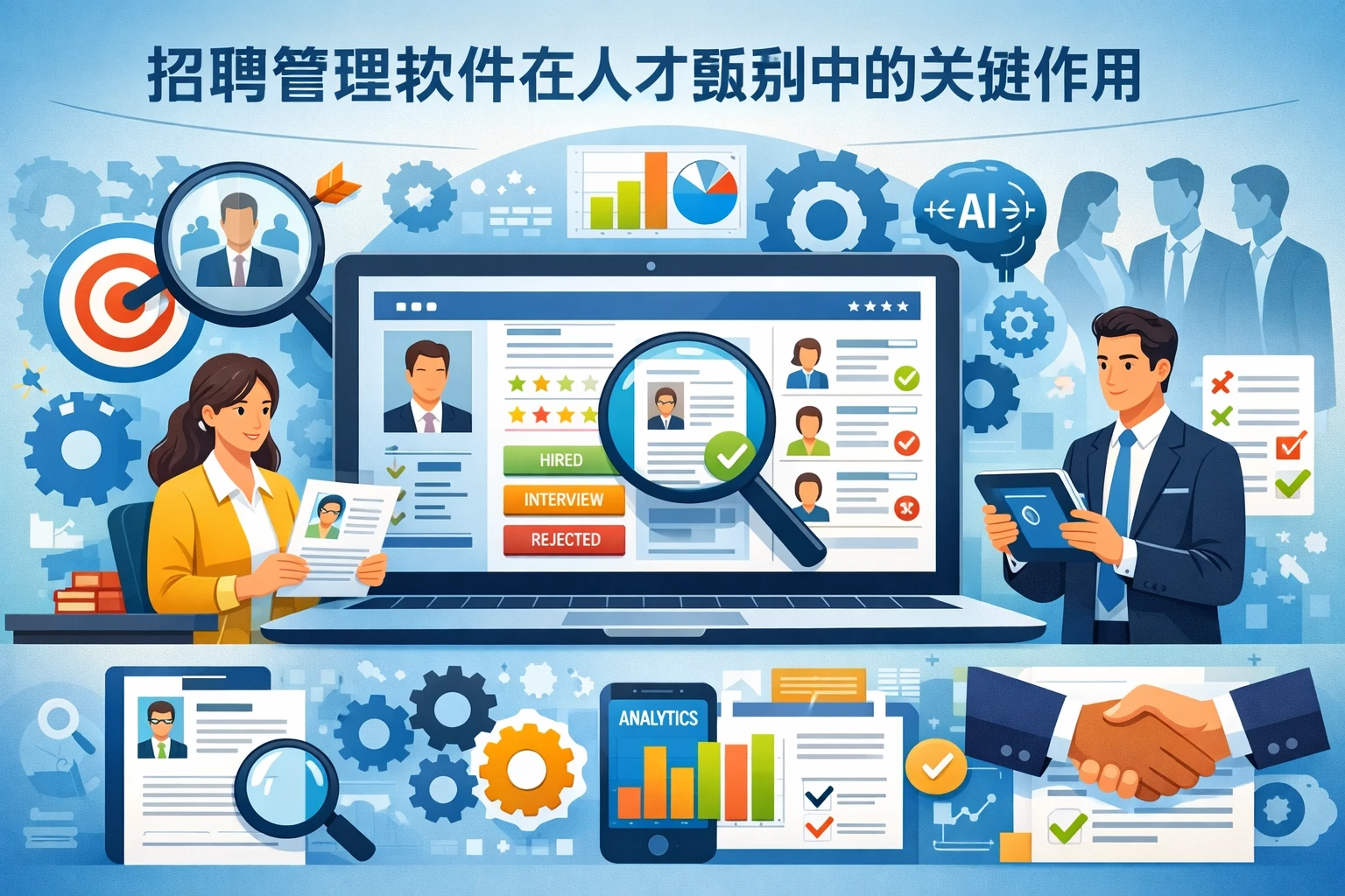 招聘管理软件在人才甄别中的关键作用