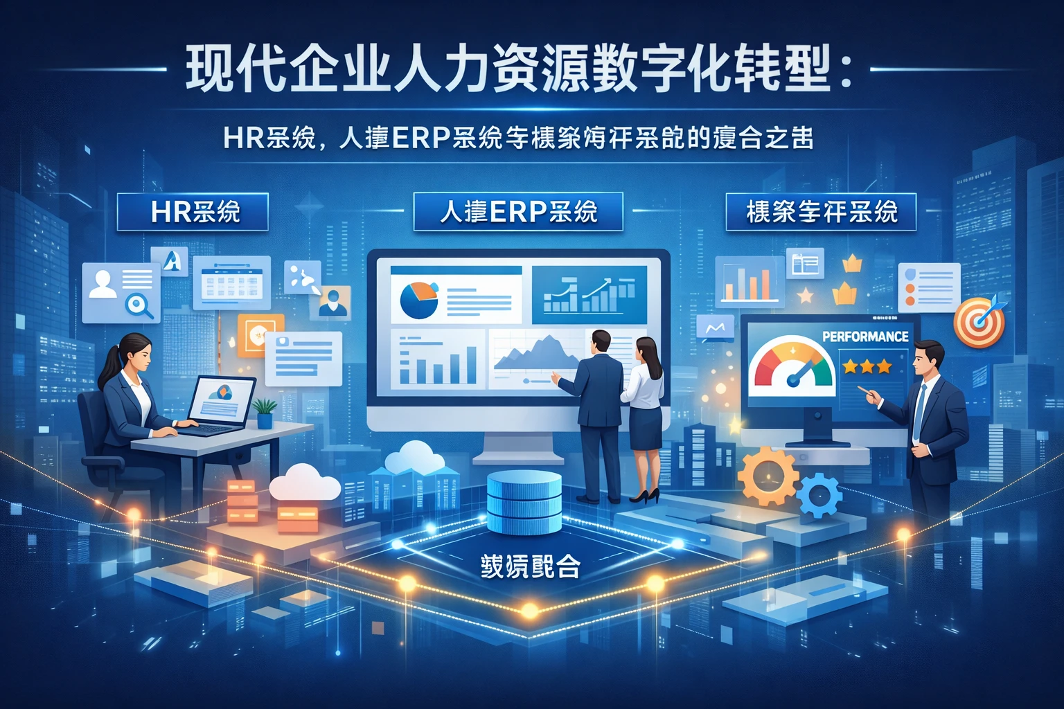 现代企业人力资源数字化转型：HR系统、人事ERP系统与绩效考评系统的整合之道