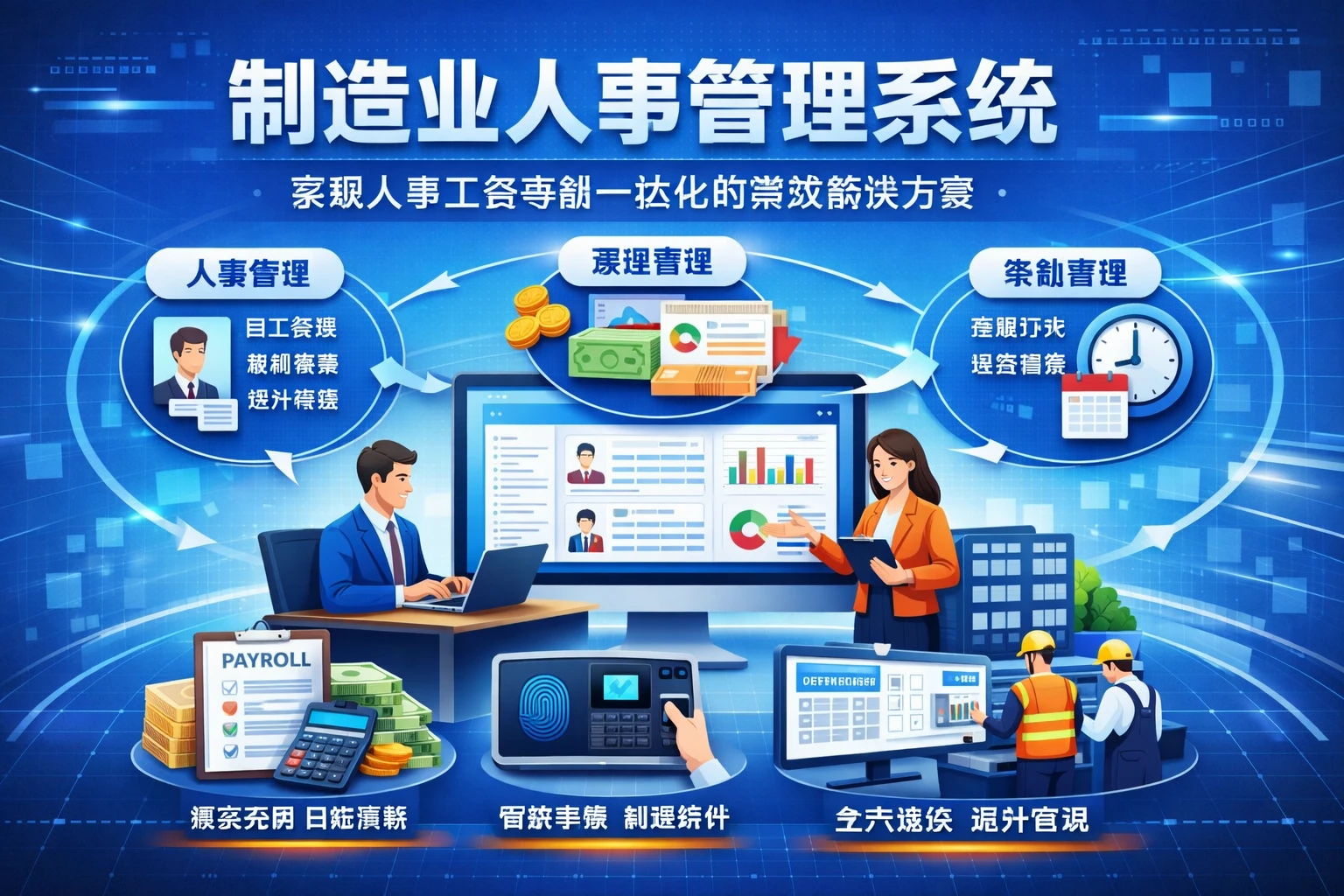 制造业人事管理系统：实现人事工资考勤一体化的高效解决方案