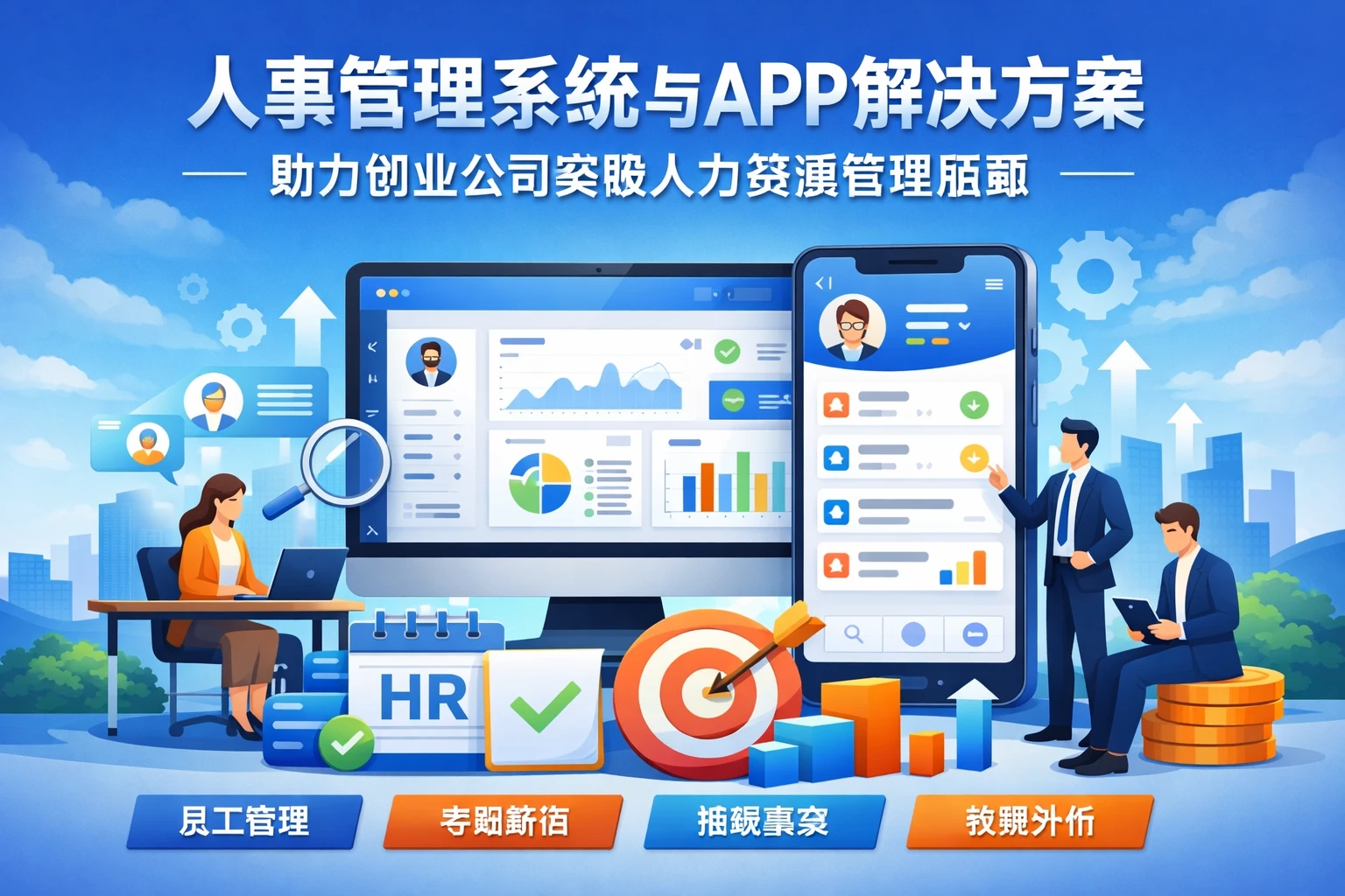 人事管理系统与APP解决方案：助力创业公司突破人力资源管理瓶颈