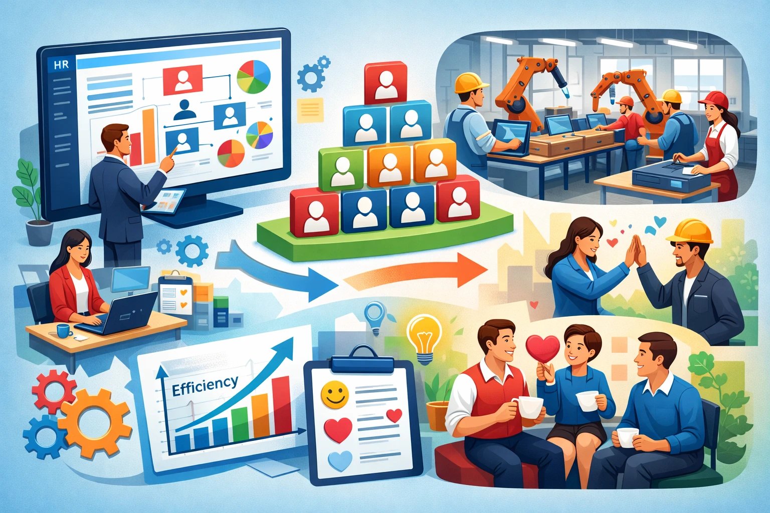 人力资源软件与制造业人事系统如何通过组织架构管理系统提升企业人效与员工幸福感