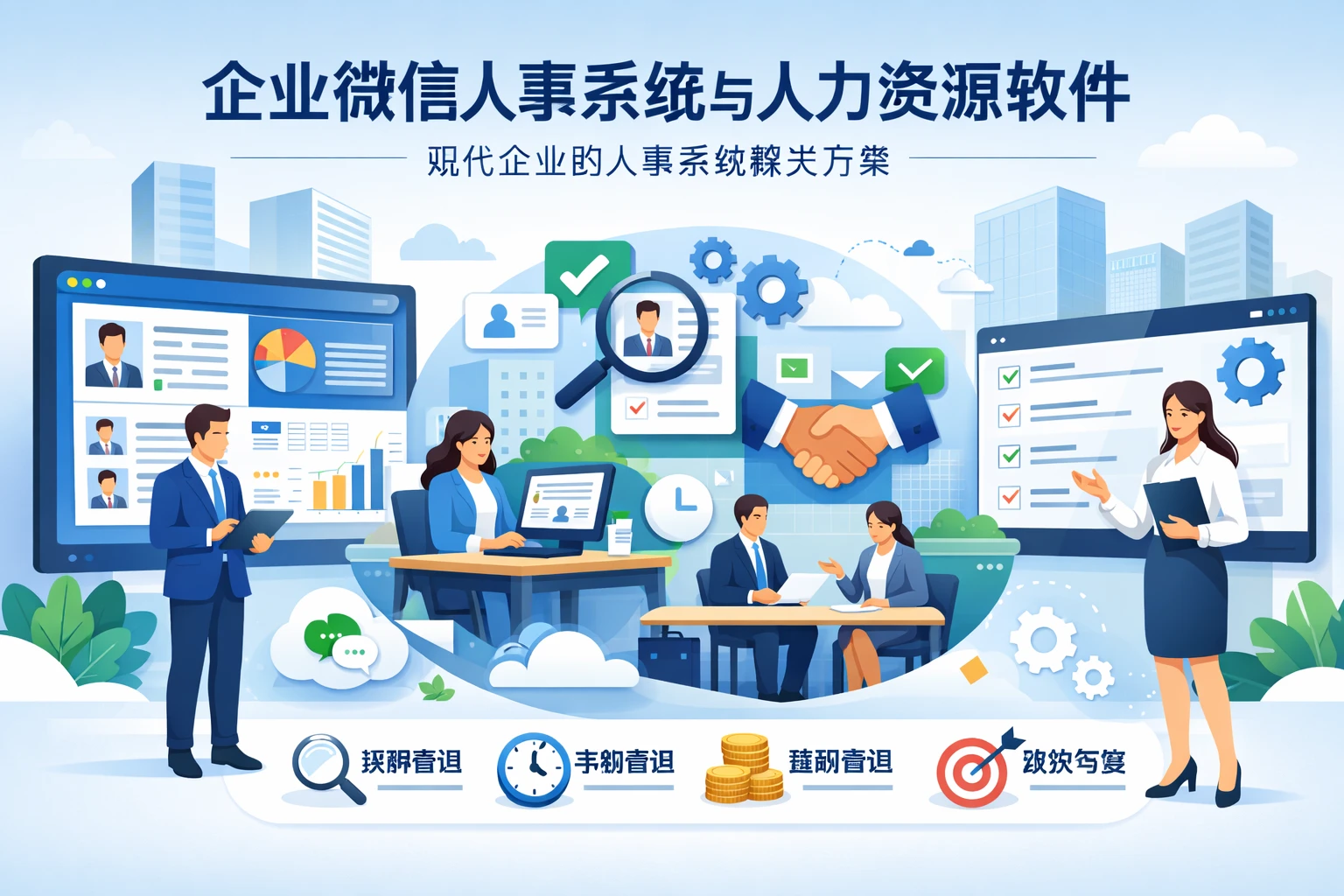 企业微信人事系统与人力资源软件：现代企业的人事系统解决方案