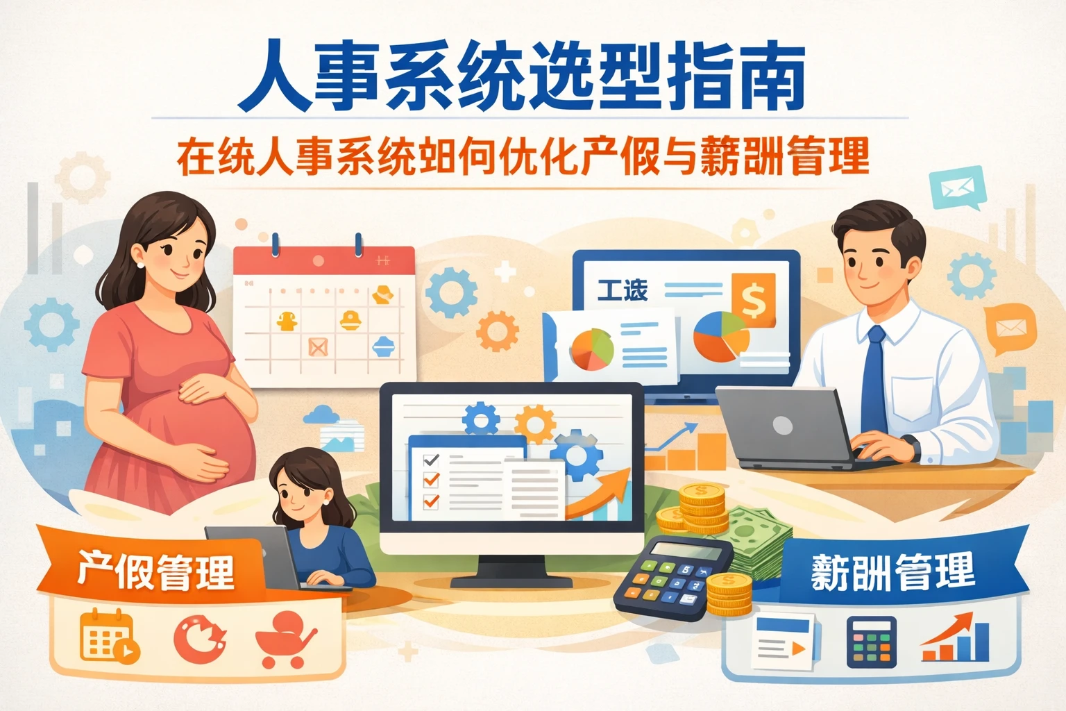 人事系统选型指南：在线人事系统如何优化产假与薪酬管理