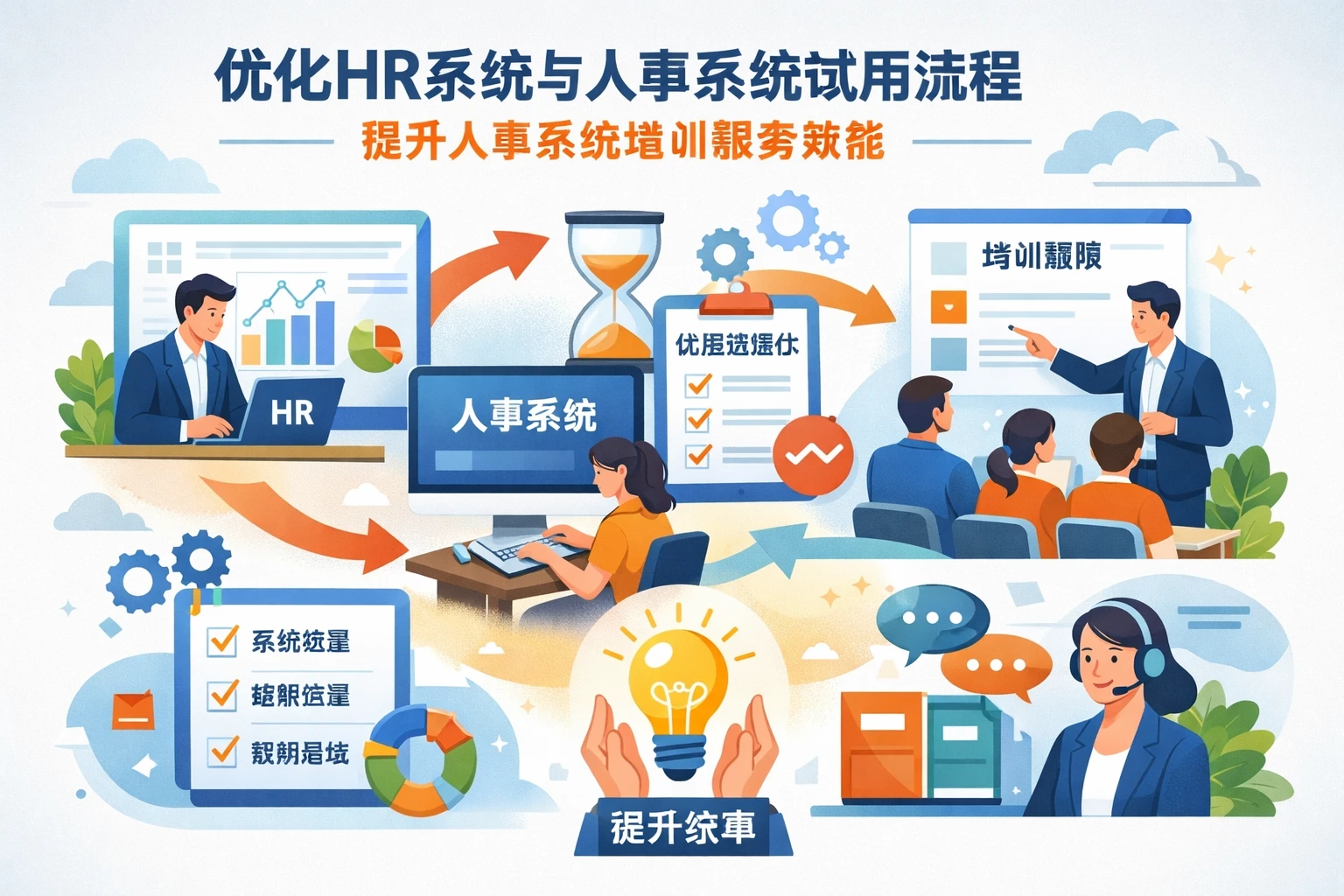 优化HR系统与人事系统试用流程，提升人事系统培训服务效能