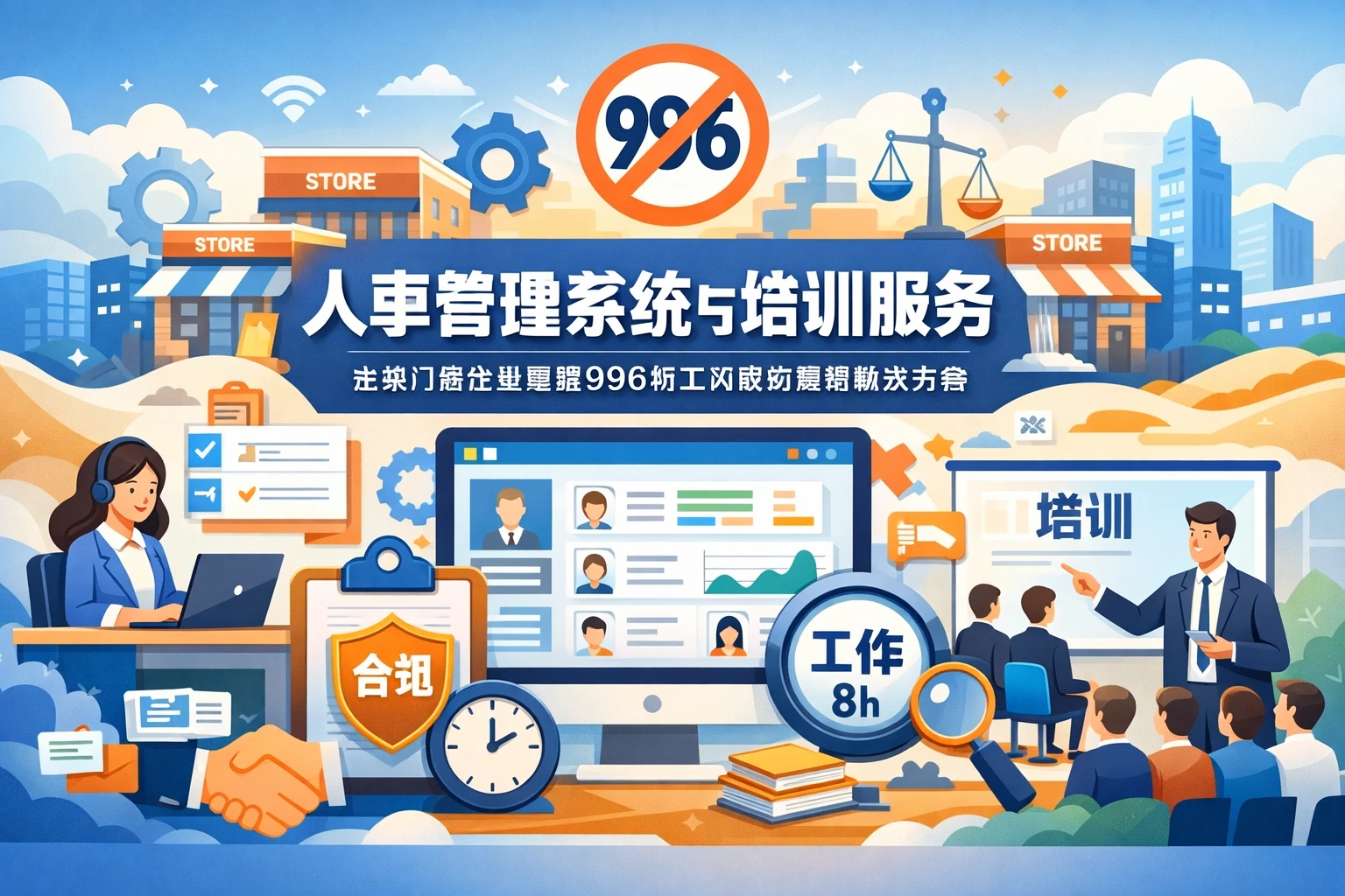 人事管理系统与培训服务：连锁门店企业规避996用工风险的智能解决方案
