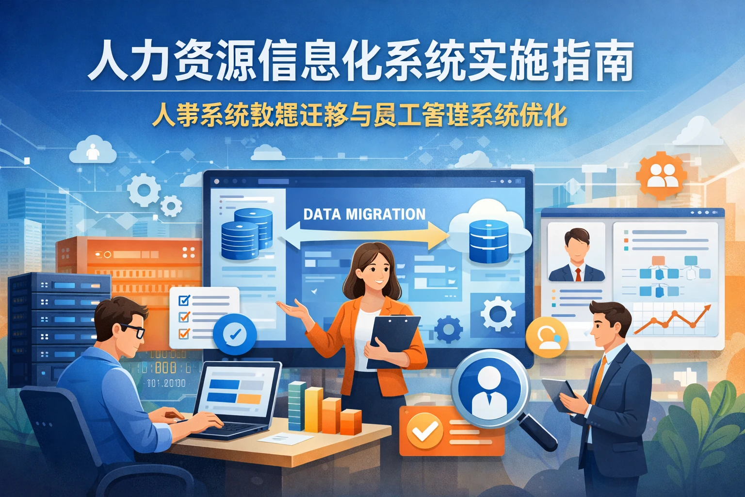 人力资源信息化系统实施指南：人事系统数据迁移与员工管理系统优化