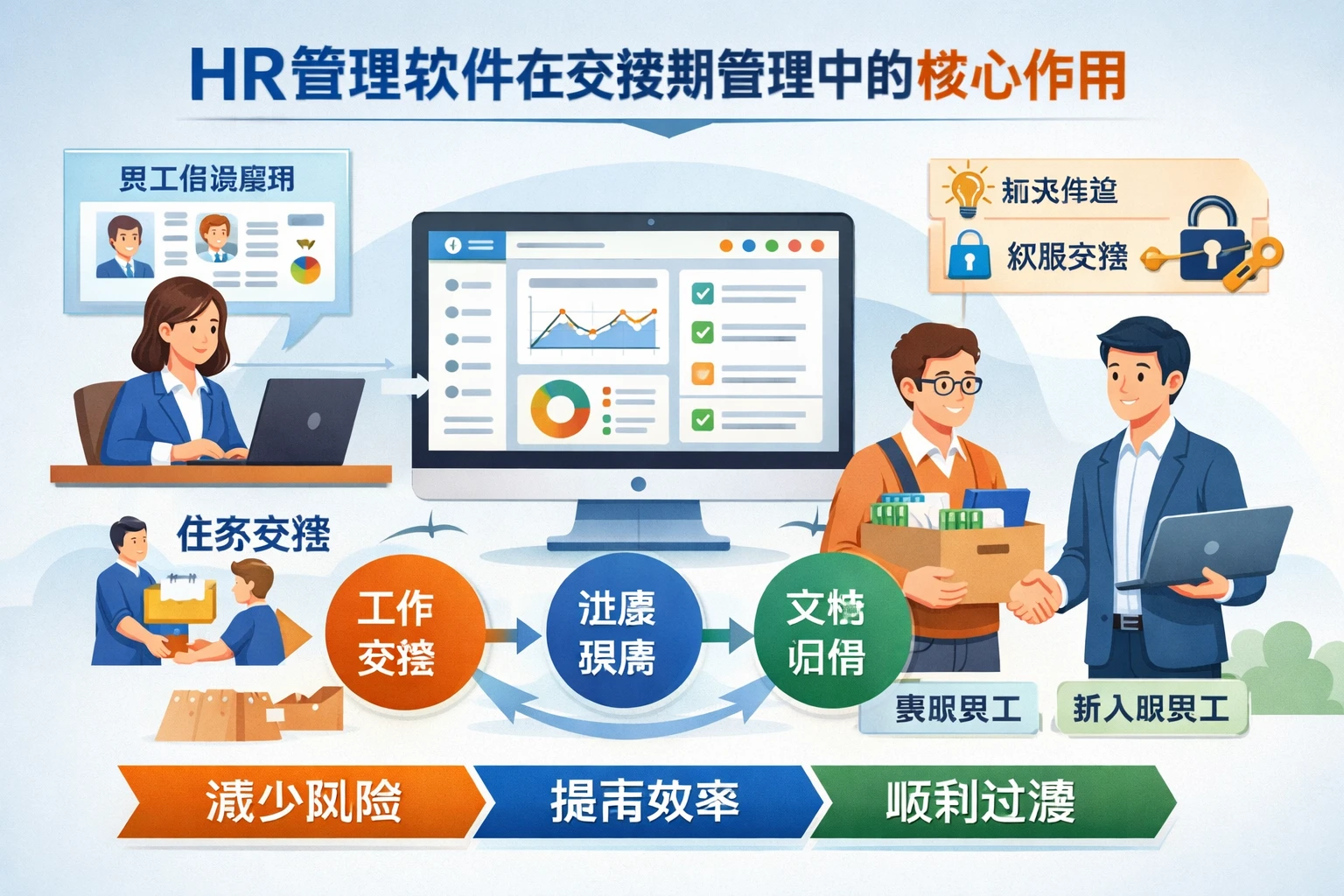HR管理软件在交接期管理中的核心作用