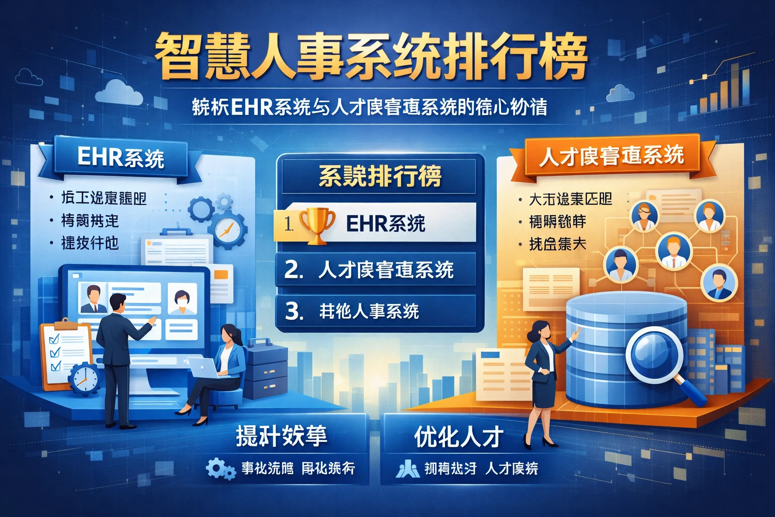 智慧人事系统排行榜：解析EHR系统与人才库管理系统的核心价值