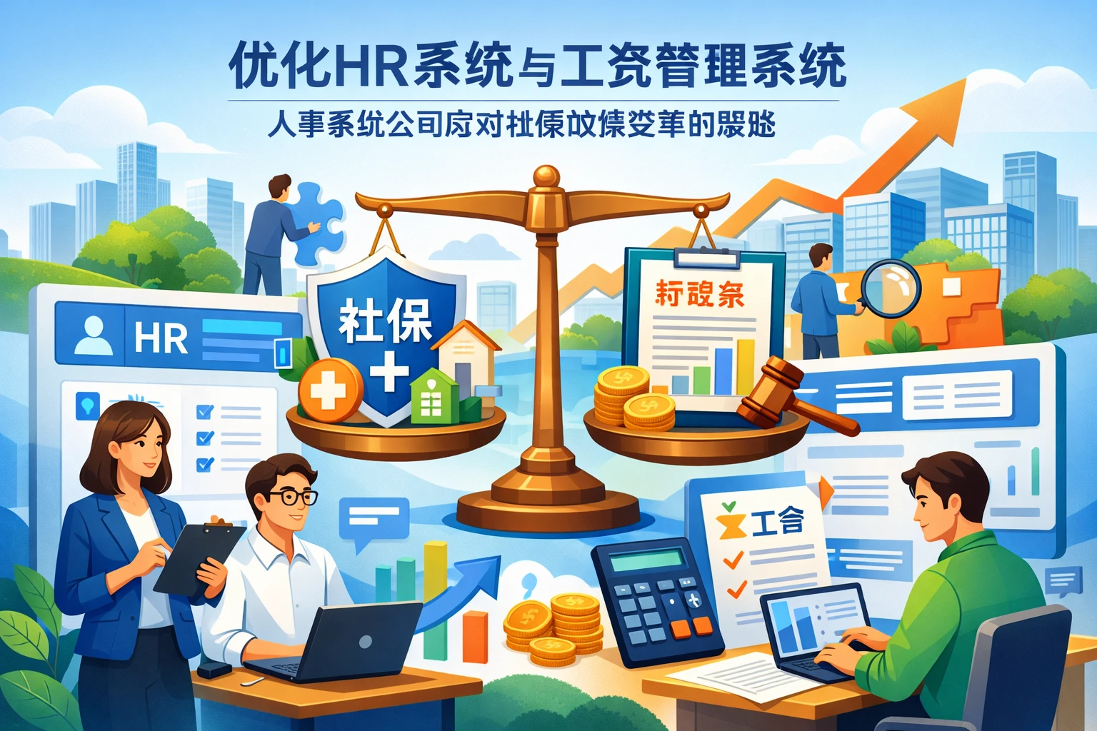 优化HR系统与工资管理系统：人事系统公司应对社保政策变革的策略