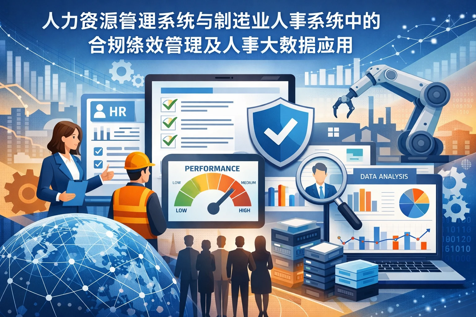 人力资源管理系统与制造业人事系统中的合规绩效管理及人事大数据应用