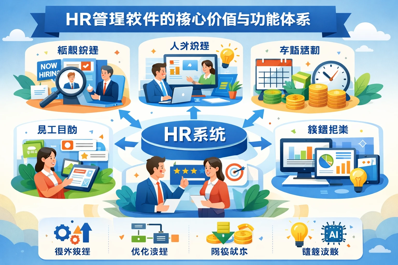 HR管理软件的核心价值与功能体系