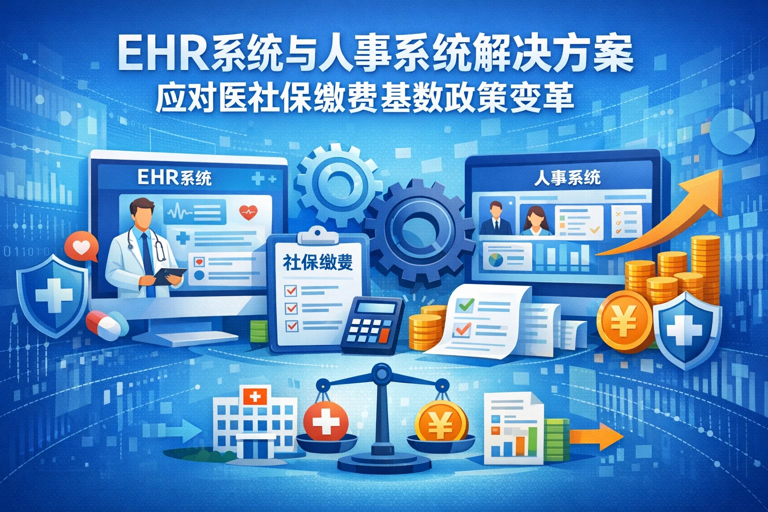 EHR系统与人事系统解决方案应对医社保缴费基数政策变革