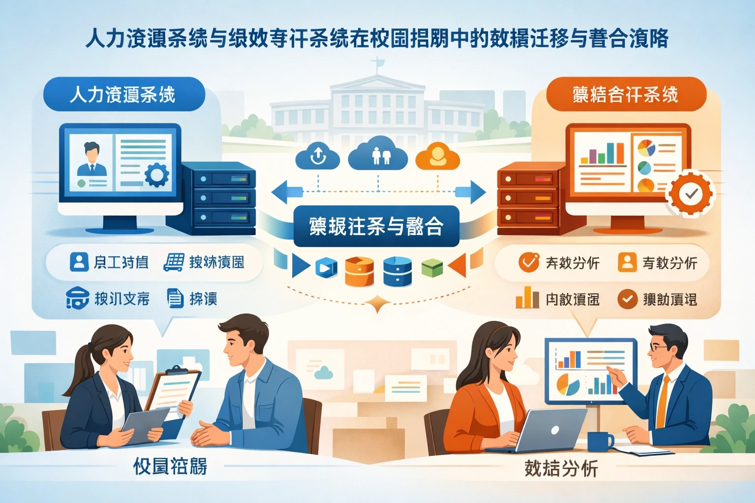 人力资源系统与绩效考评系统在校园招聘中的数据迁移与整合策略