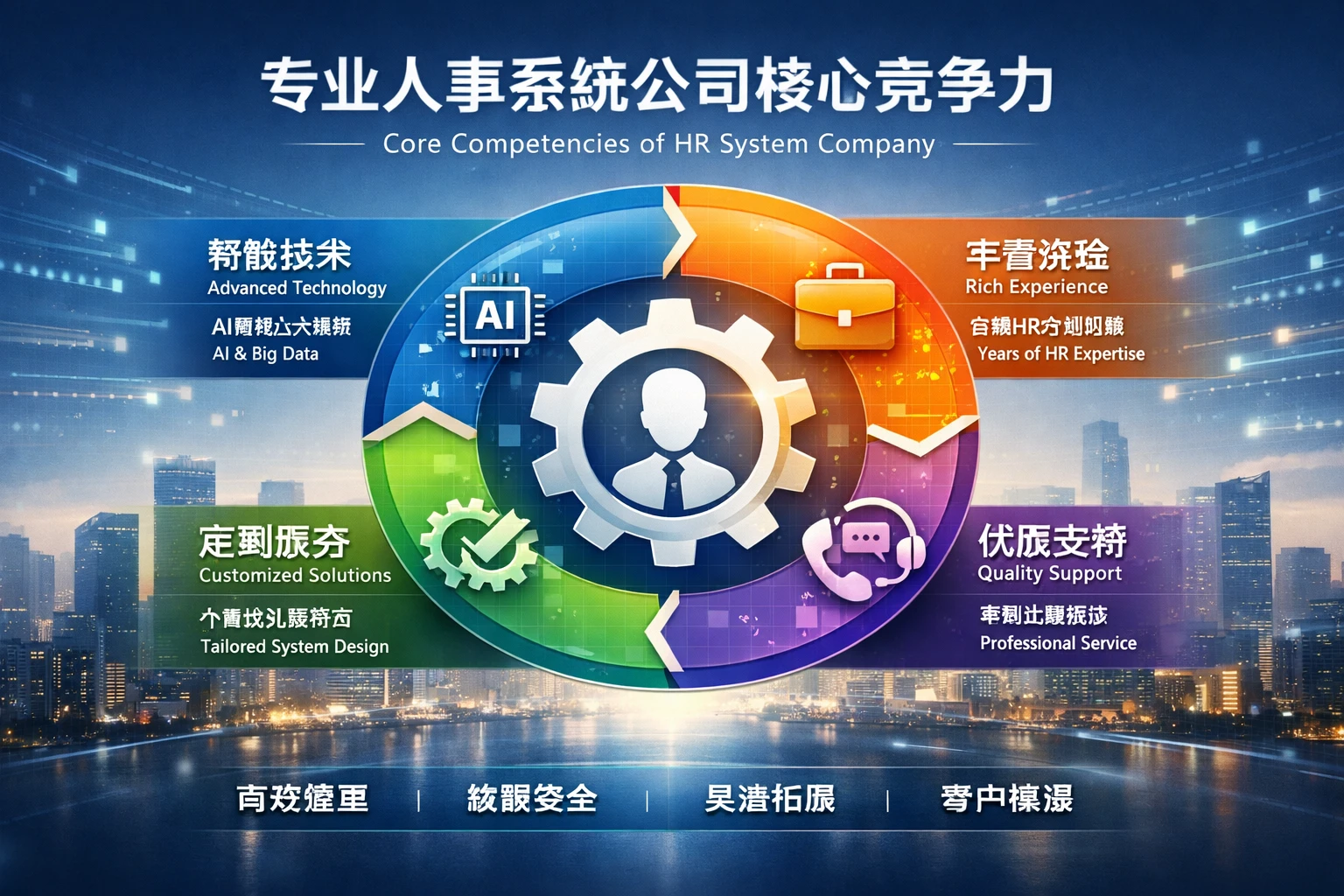 专业人事系统公司的核心竞争力