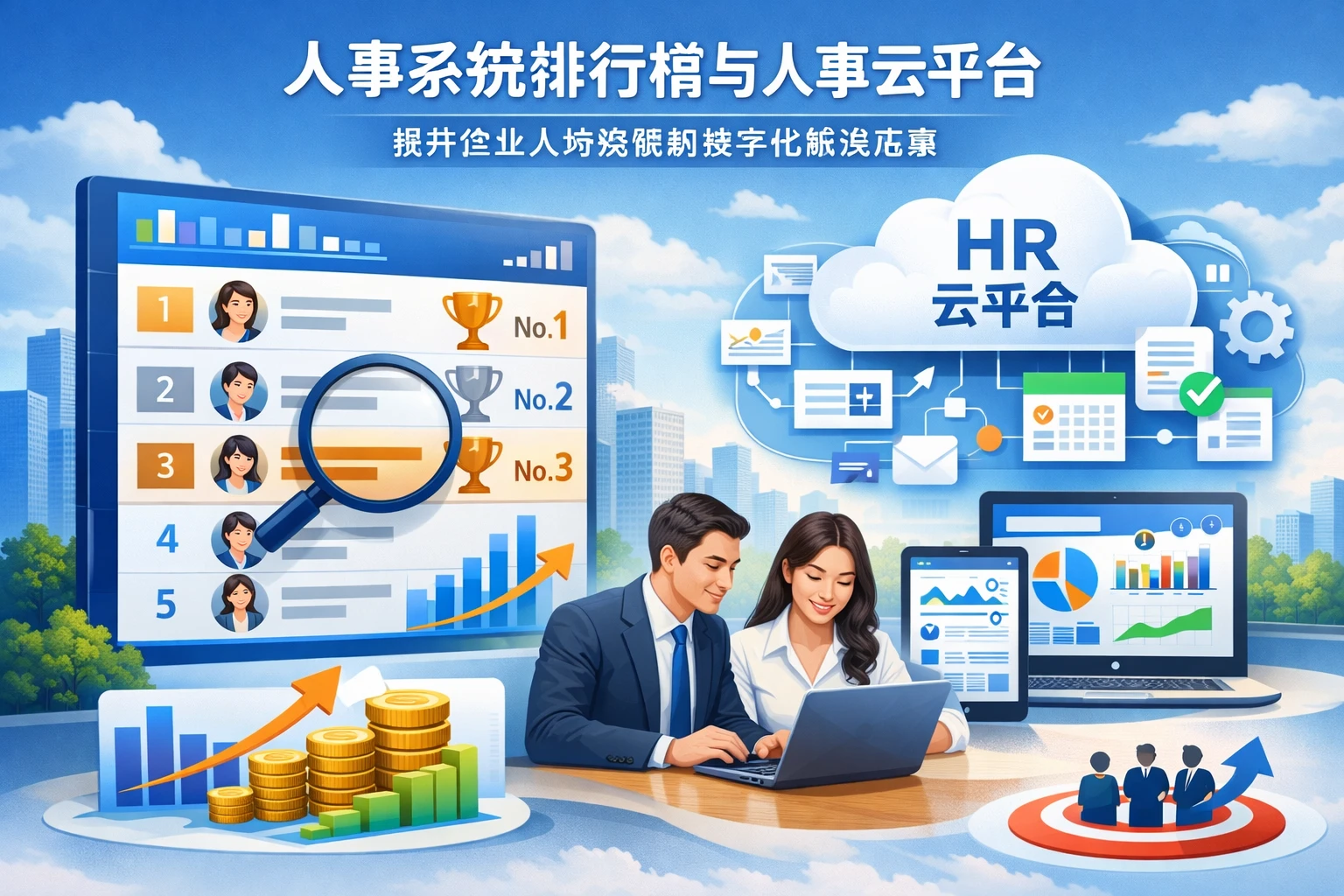 人事系统排行榜与人事云平台：提升企业人均效能的数字化解决方案